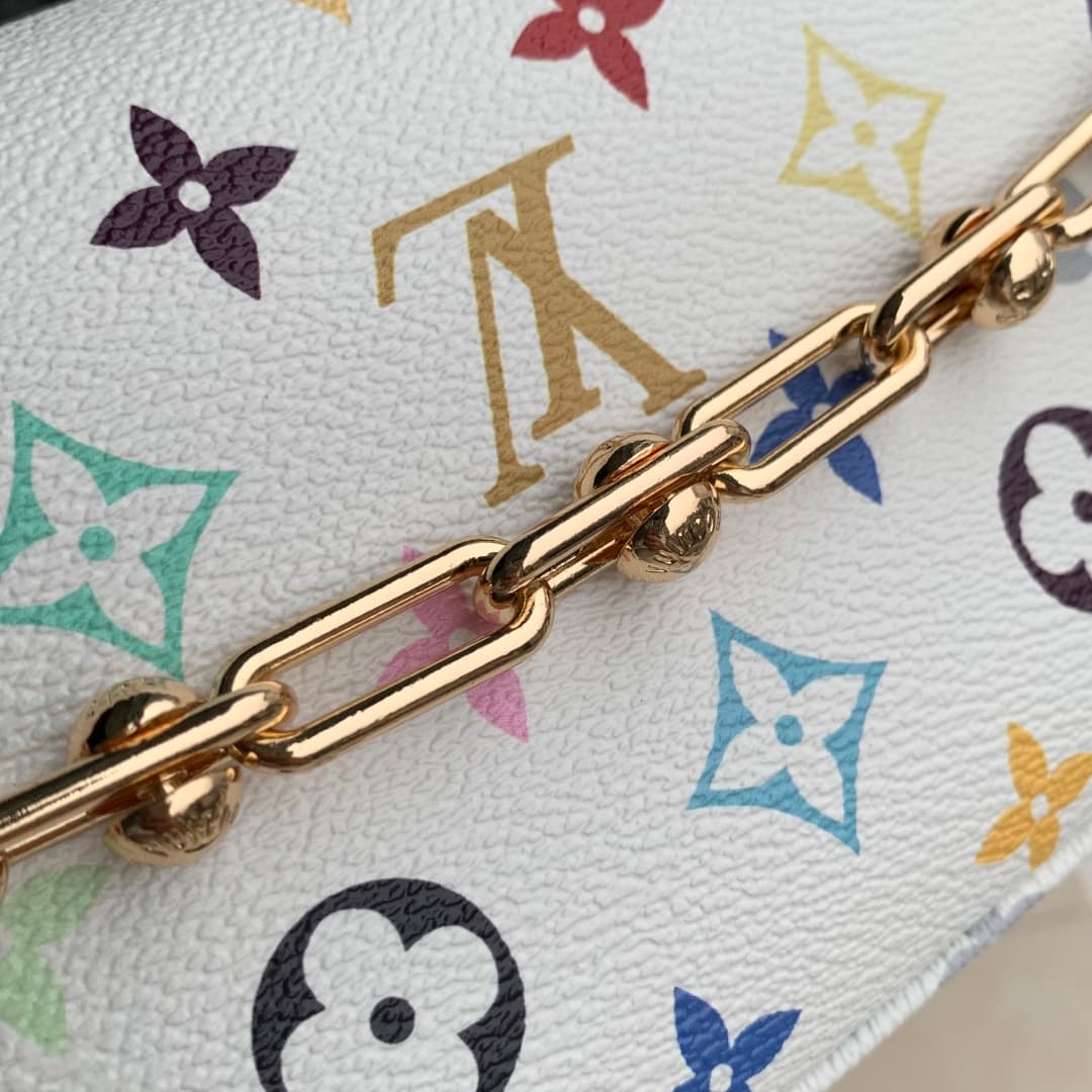 Louis Vuitton x Takashi Murakami Wallet On Chain Ivy monogram canvas M27492 High
