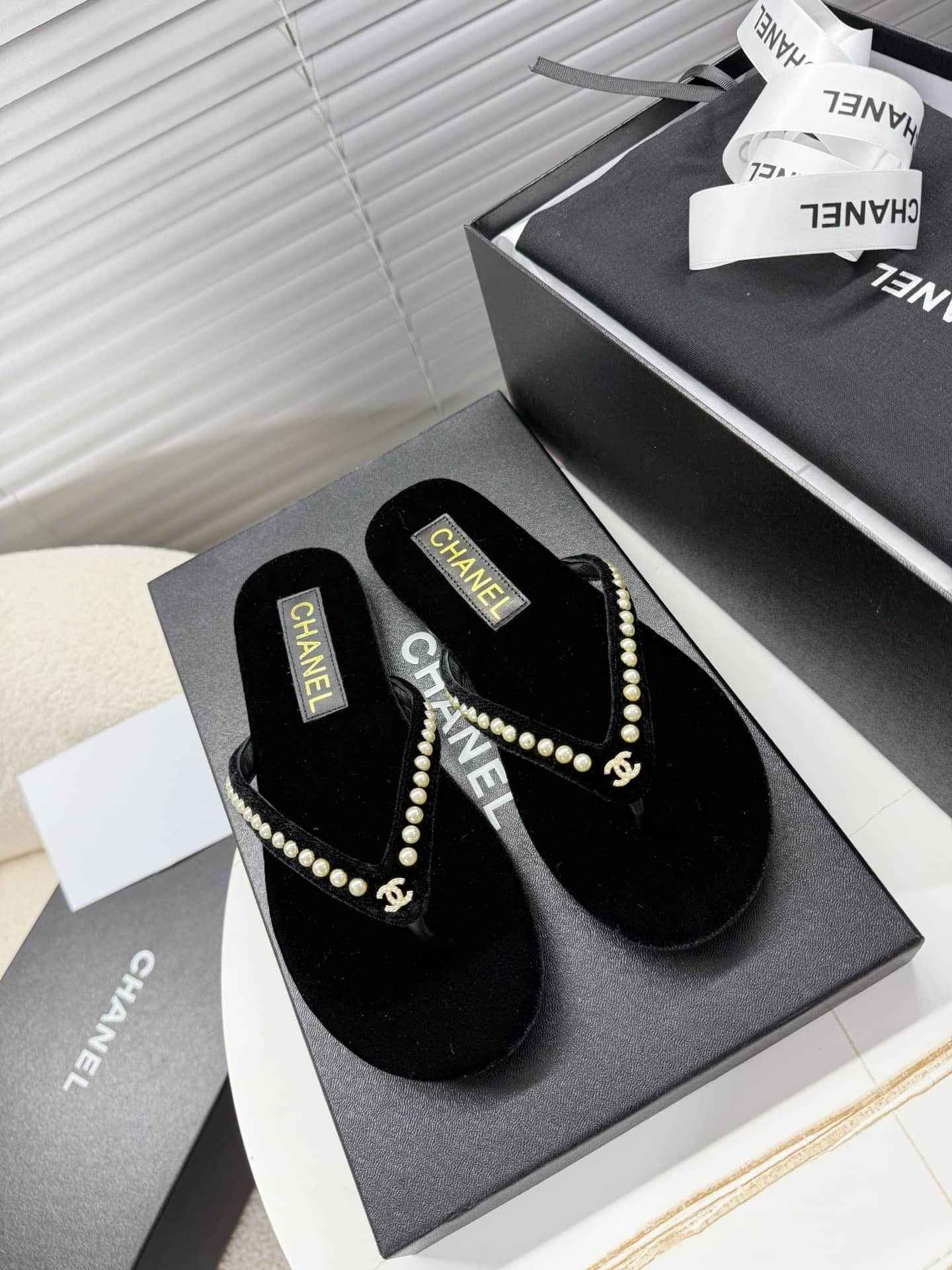 Chanel Pool Thong Mules shoes Women