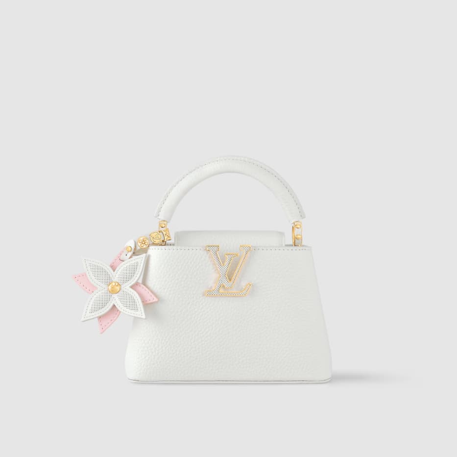 Louis Vuitton Capucines Mini Taurillon Leather M21416 Snow White Top