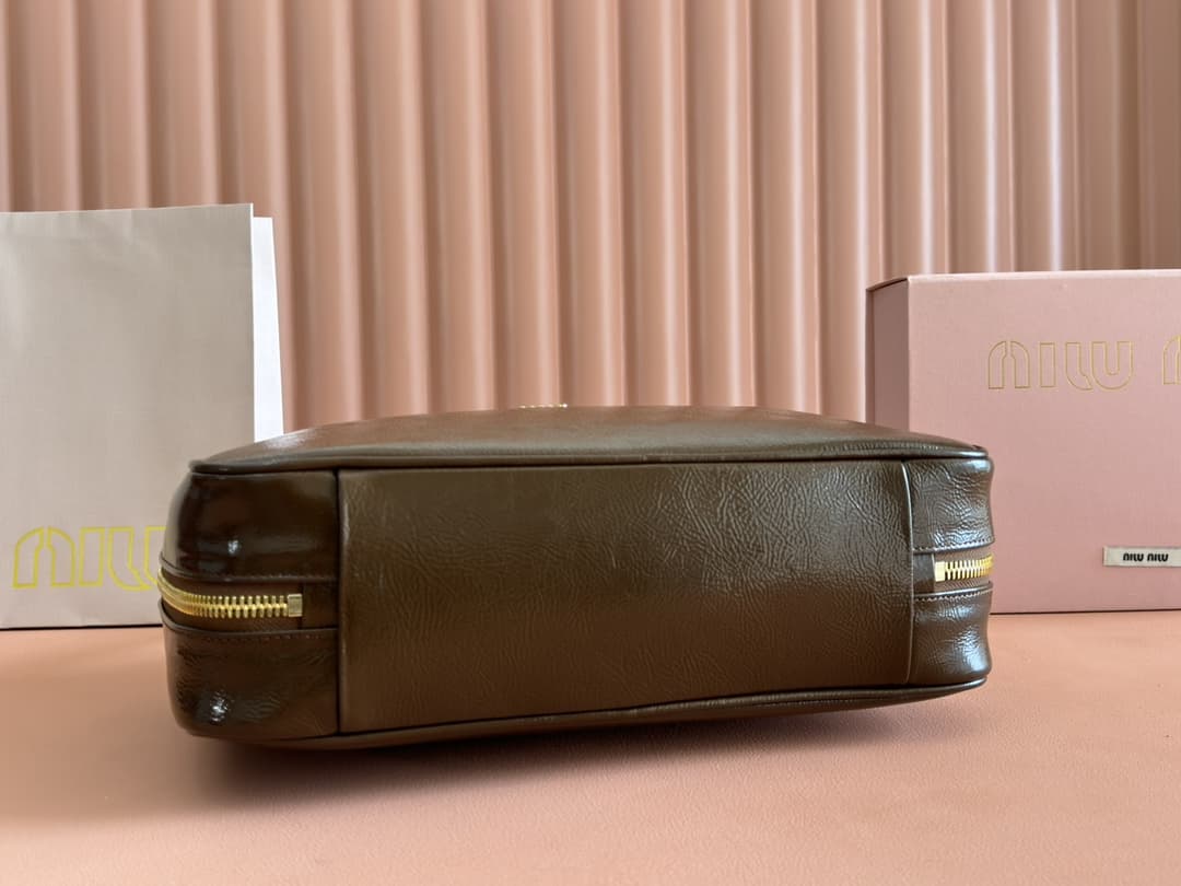 Miu Miu Beau Leather Top Handle Bag High