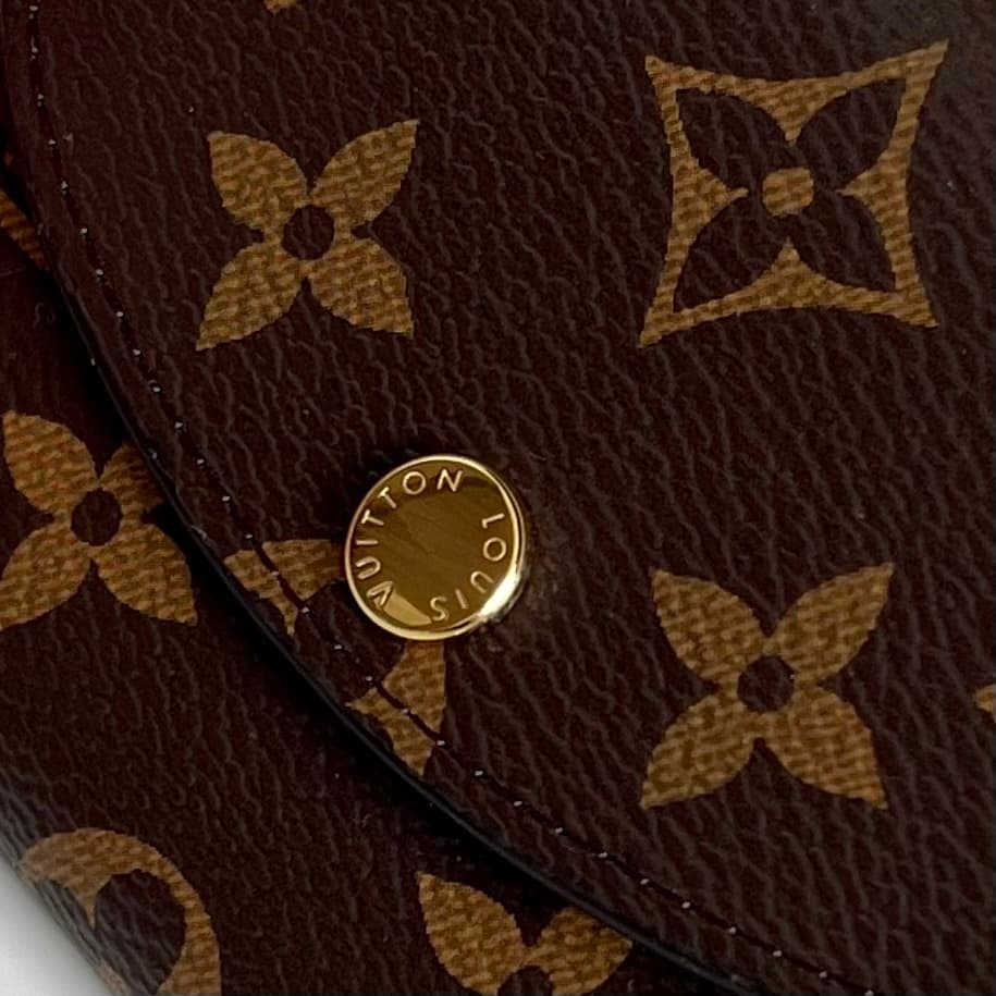 Louis Vuitton Monogram Canvas & Leather Rosalie Coin Purse M62361 Red High