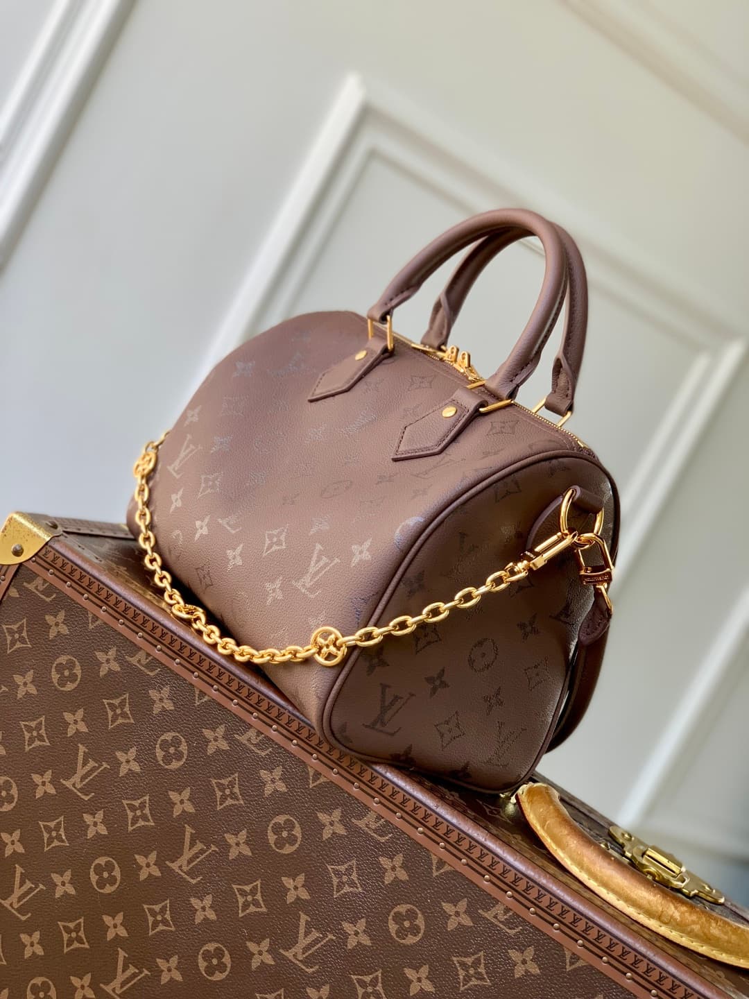 Louis Vuitton Speedy Bandoulière 25 Monogram leather M26691 Brown High