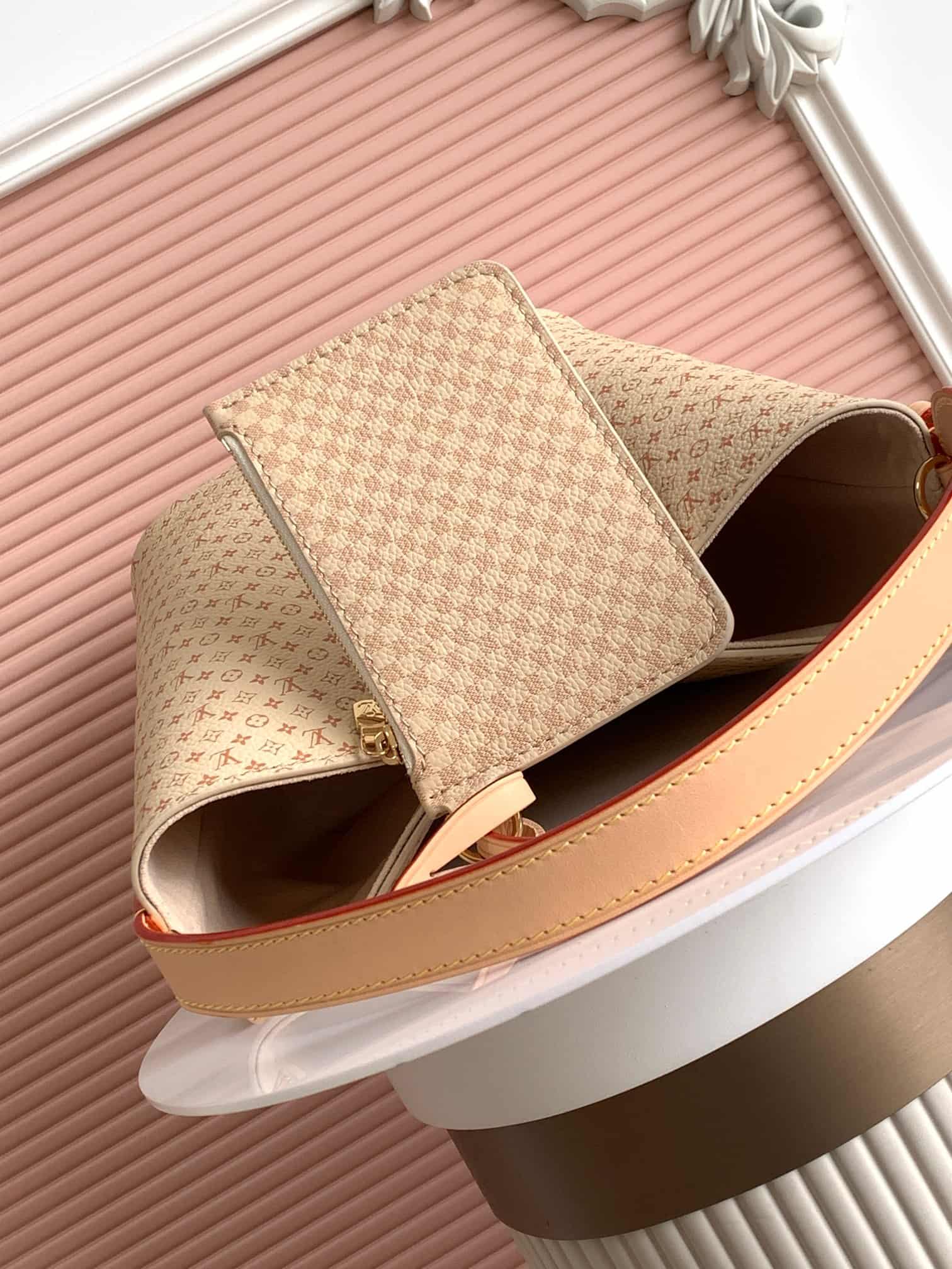 Louis Vuitton All In BB Dune/Sand Calfskin leather M15130 High