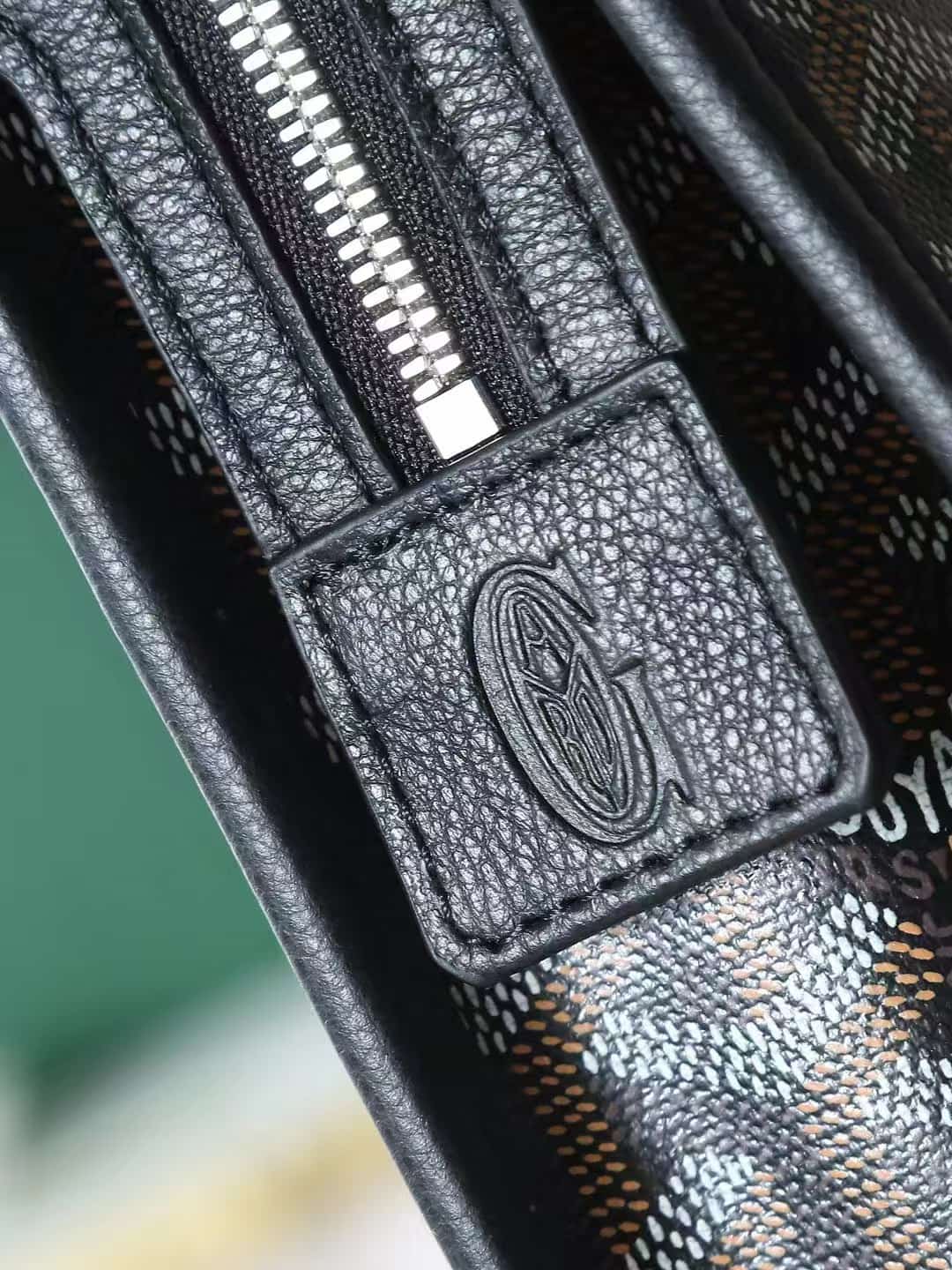 Goyard Jouvence Toiletry Bag in Black Goyardine Canvas High