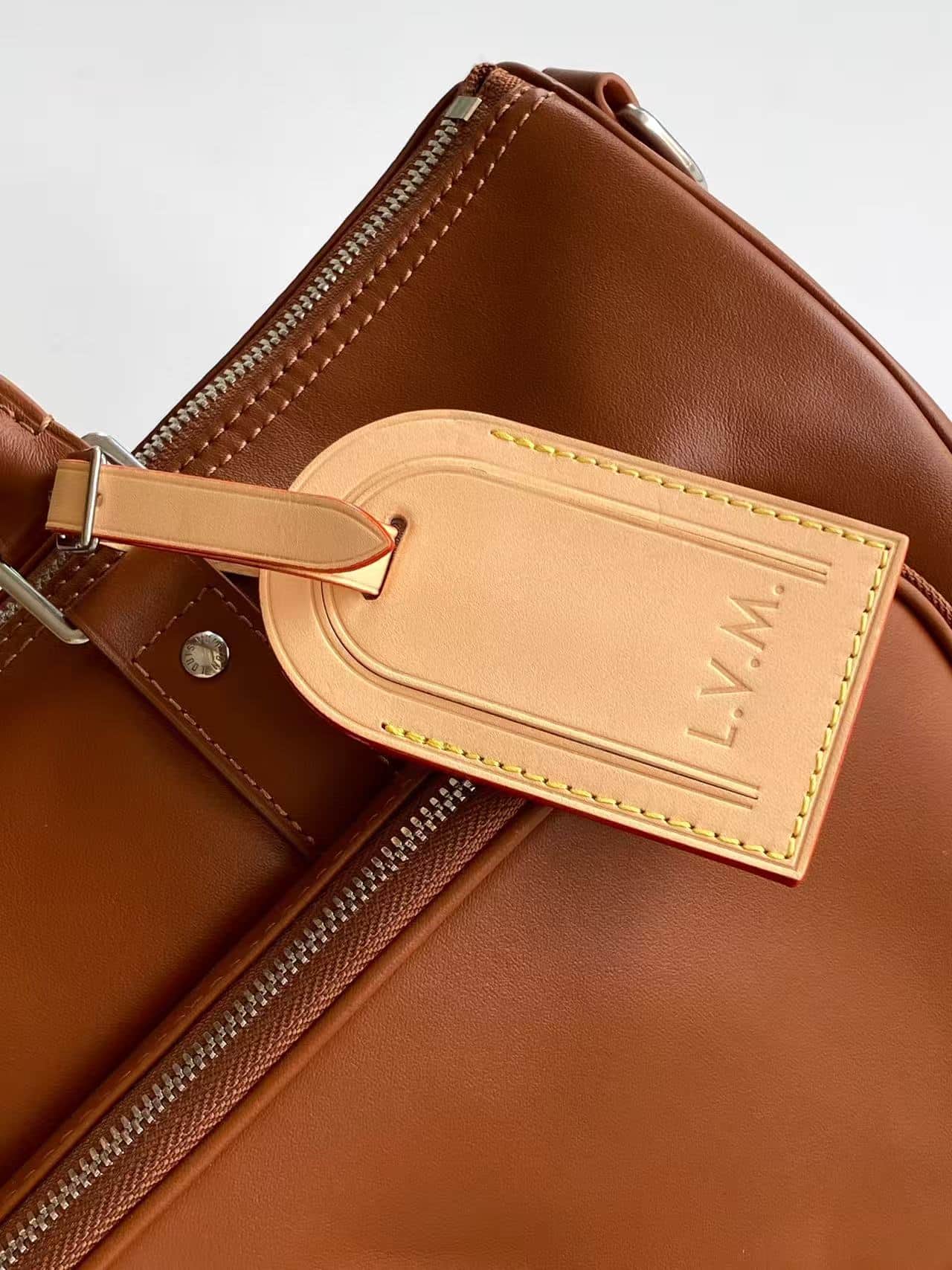 Louis Vuitton Keepall Cargo Bandoulière 35 Caramel Calfskin leather M28100 High
