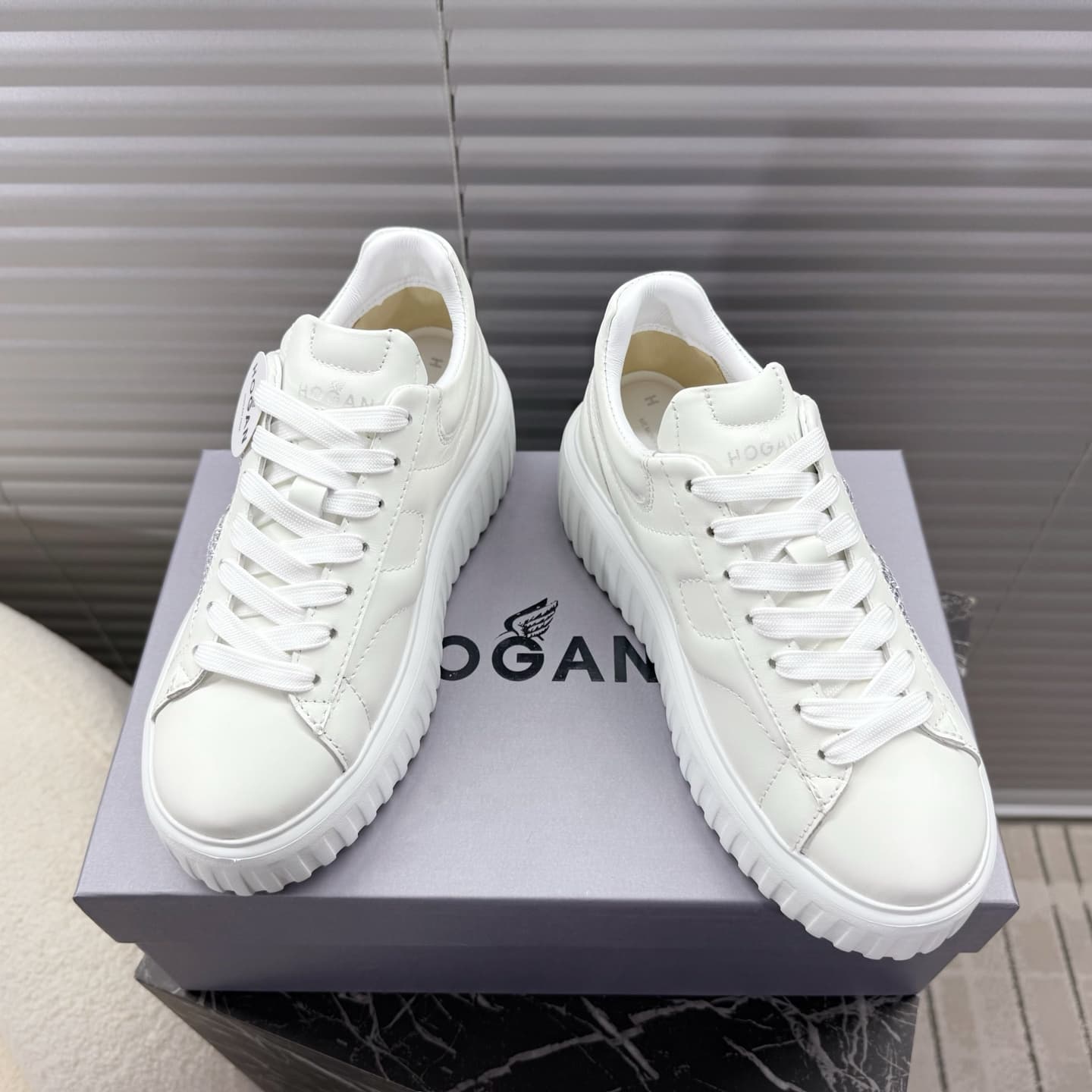 Hogan H-Stripes Sneakers Shoes Women