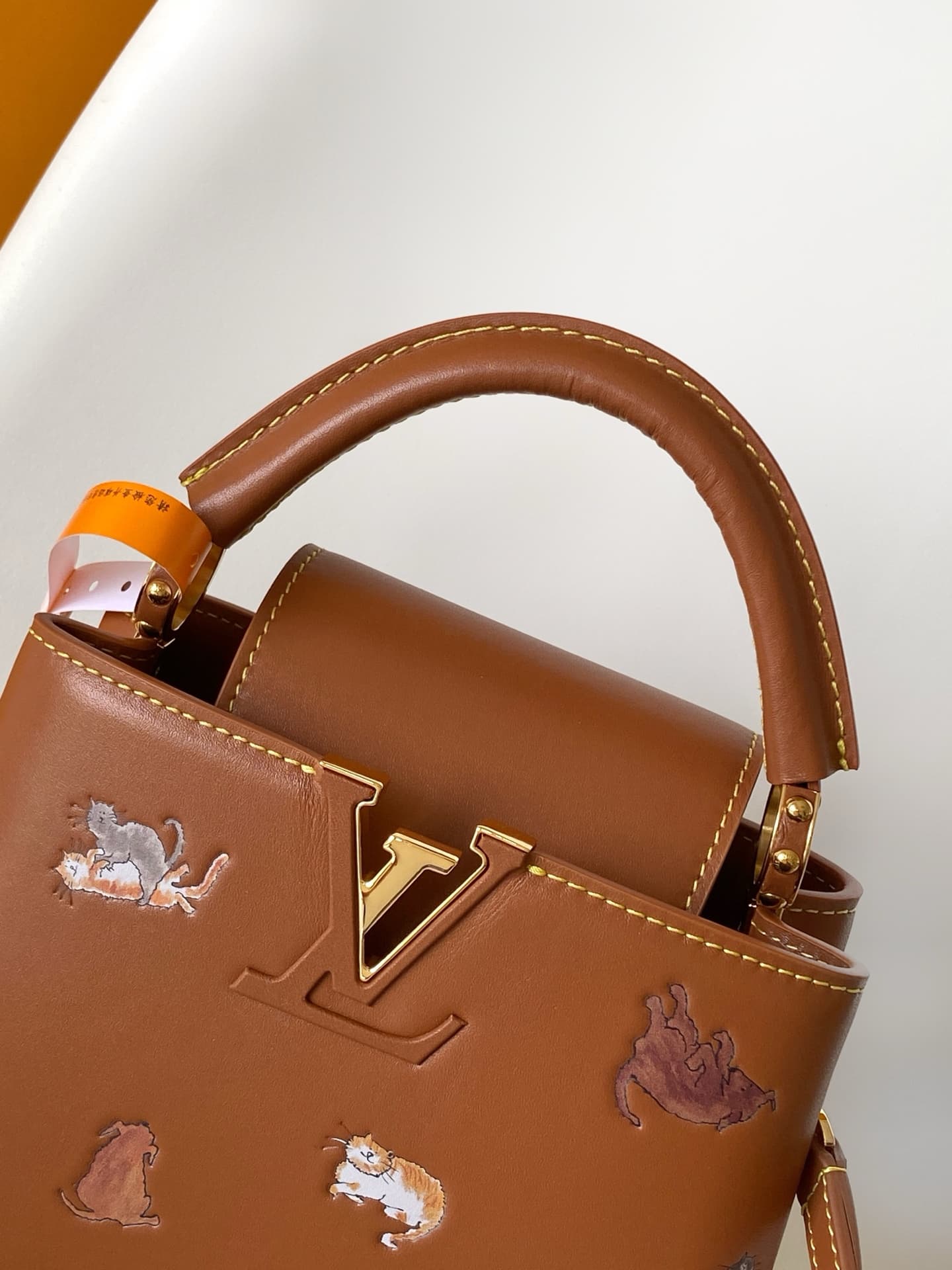 Louis Vuitton Capucines BB Tan Calfskin leather M25874 High