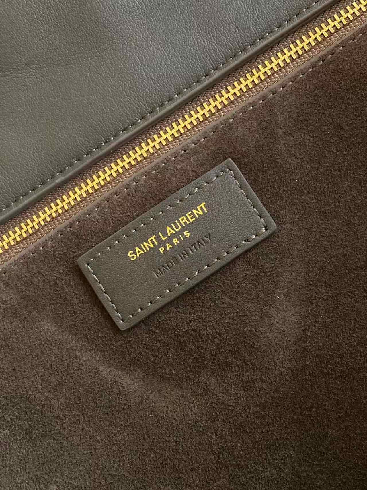 Saint Laurent Le 5 À 7 Bea Tote Bag LIGHT MUSK High