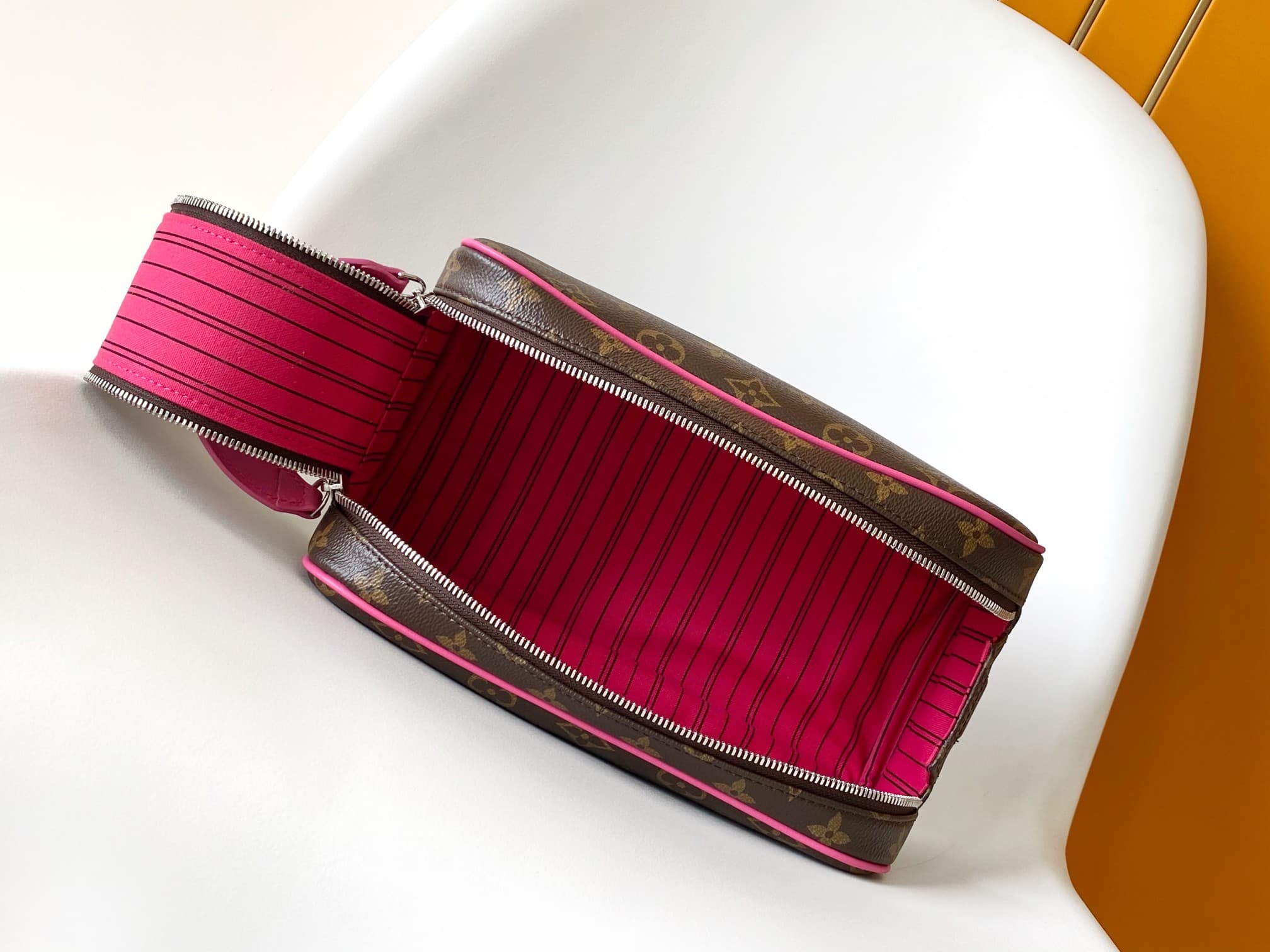 Louis Vuitton Dopp Kit Pondichery Pink Monogram Macassar coated canvas M12641 High