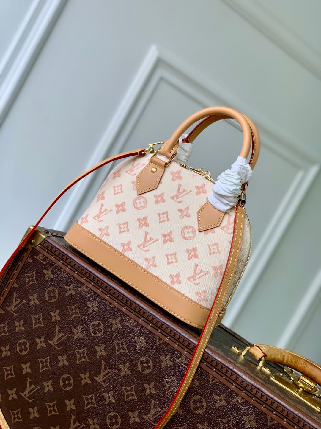 Louis Vuitton Alma BB handbag Monogram canvas in beige M27525 high