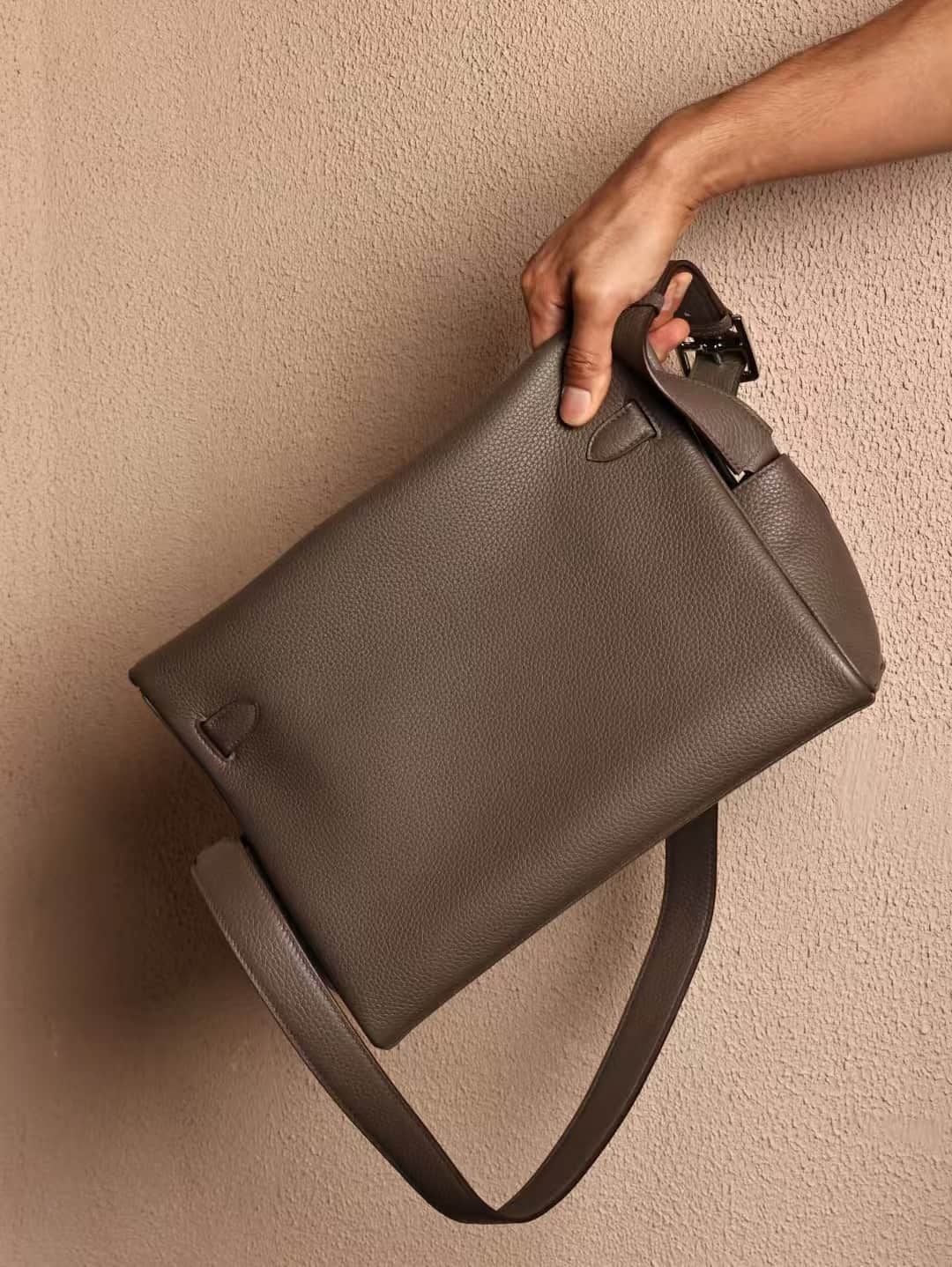 Hermes Kelly Messenger GM Togo Leather WAX Customizing Style