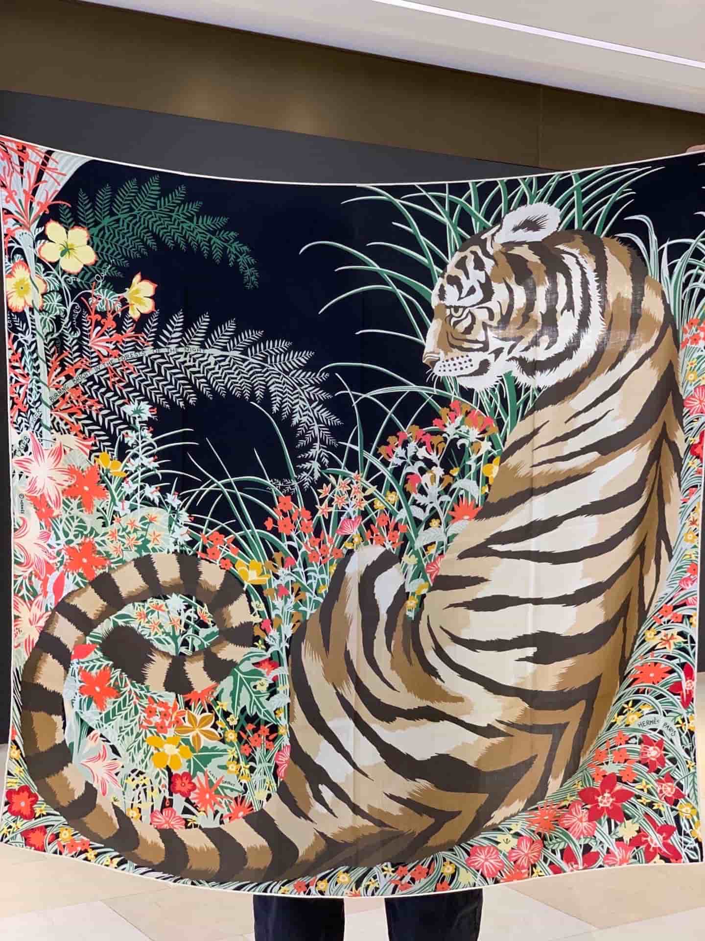 Hermes Tyger Tyger scarf