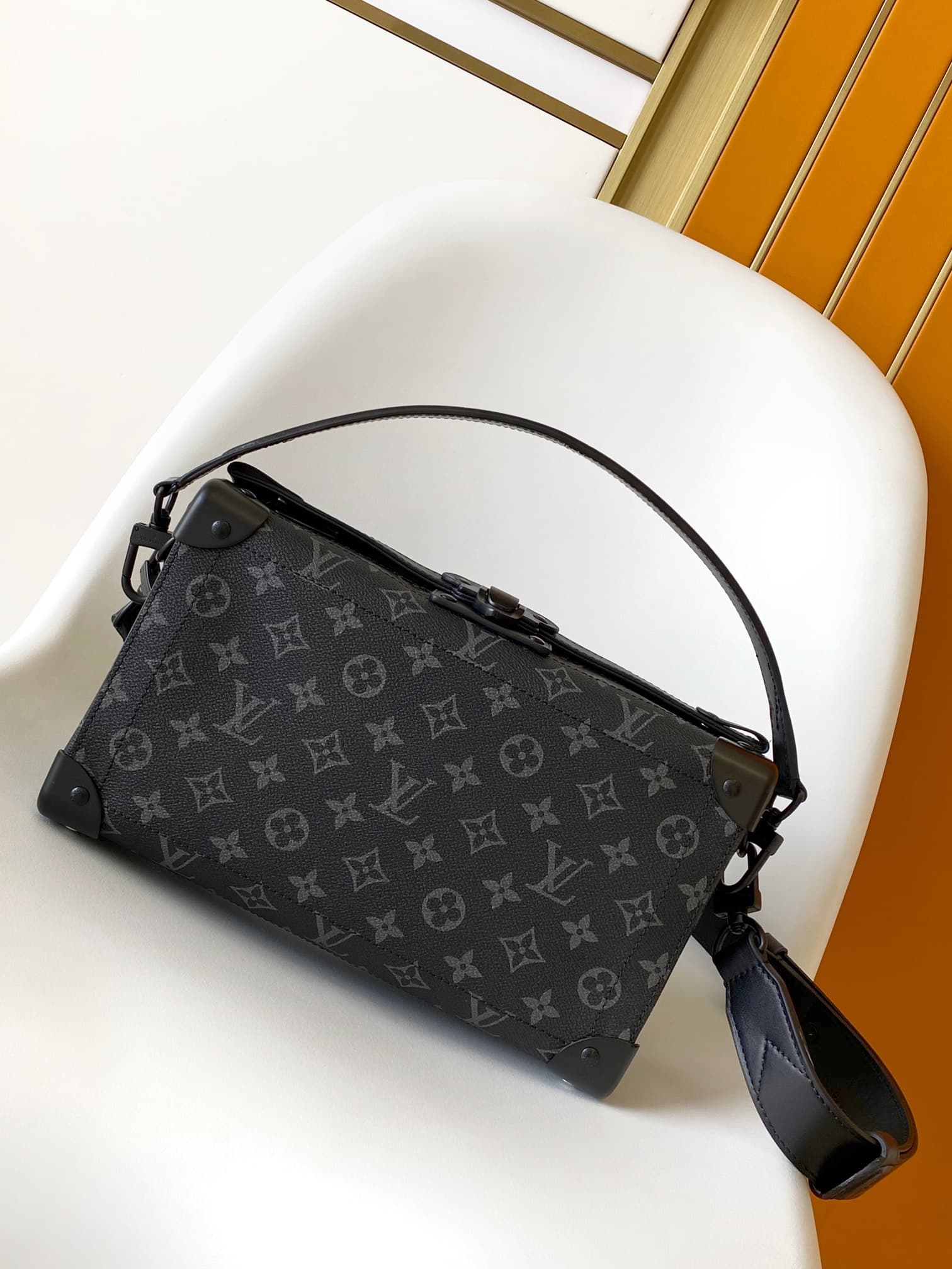 Louis Vuitton Soul Trunk East West Monogram Eclipse coated canvas M11744 High