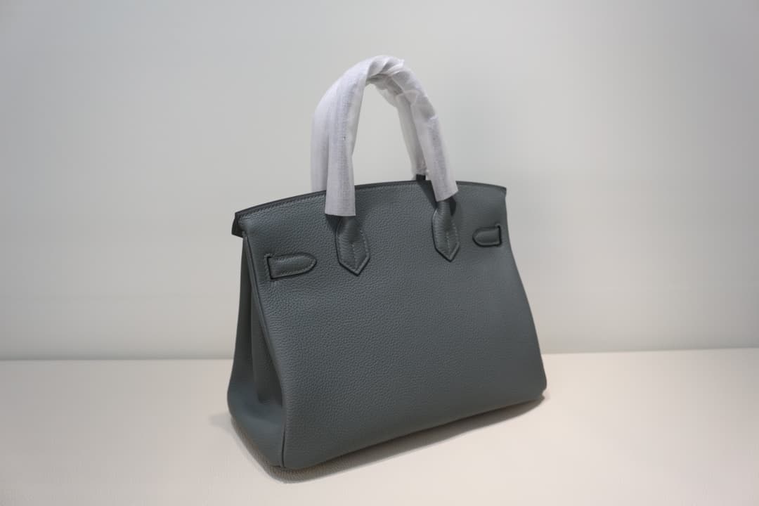 Hermes Birkin 25/30/35cm Bag Togo Leather In Vert Amande WAX High