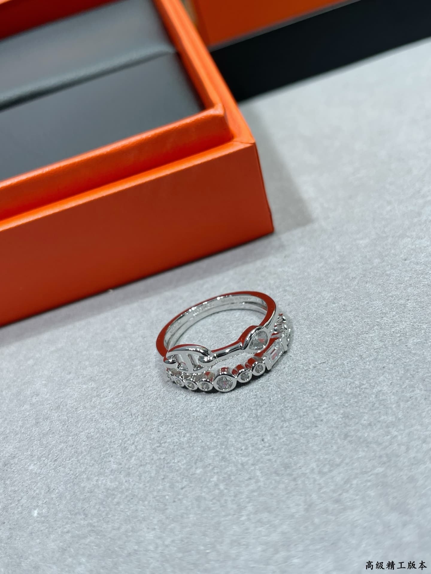 Hermès Chaine d'ancre Chaos Fancy Ring V-Gold High