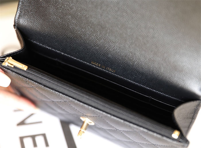 Chanel BACKPACK Grained Shiny Calfskin & Gold-Tone Metal TOP