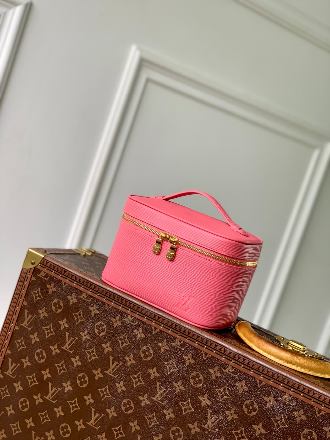 Louis Vuitton Nice Mini Epi grained leather Rouge M15191 Bliss Pink High