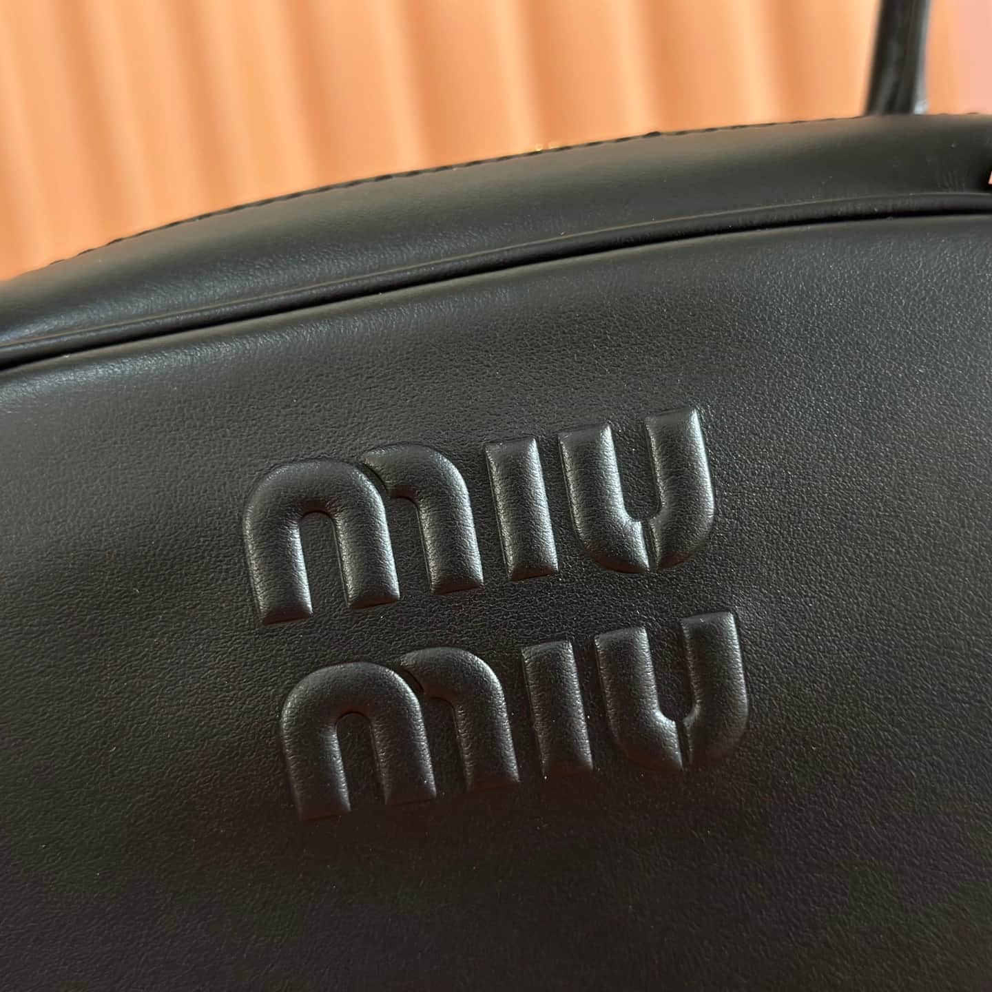 Miu Miu Black Beau Leather Bag 5BB193 TOP
