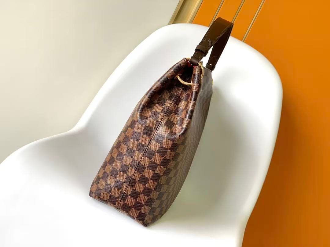 Louis Vuitton Graceful in Damier Ebene coated canvas High