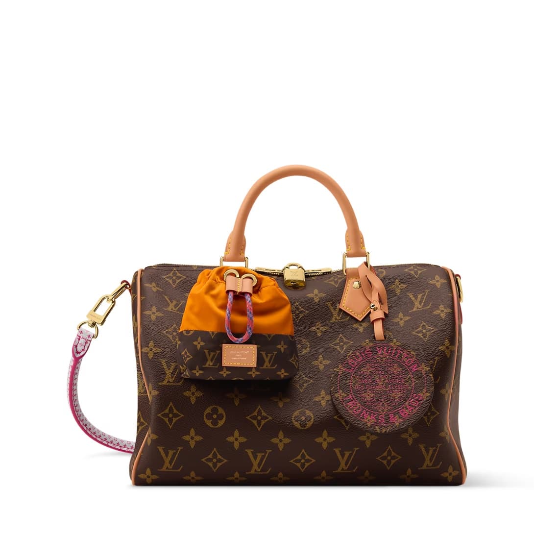 Louis Vuitton Speedy Soft 30 Monogram Orange Coated canvas M27512 TOP