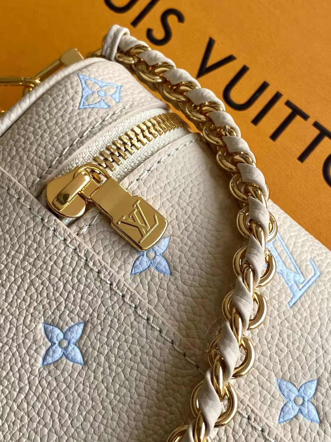 Louis Vuitton Vanity Chain Pouch Monogram Empreinte Leather M27744 High