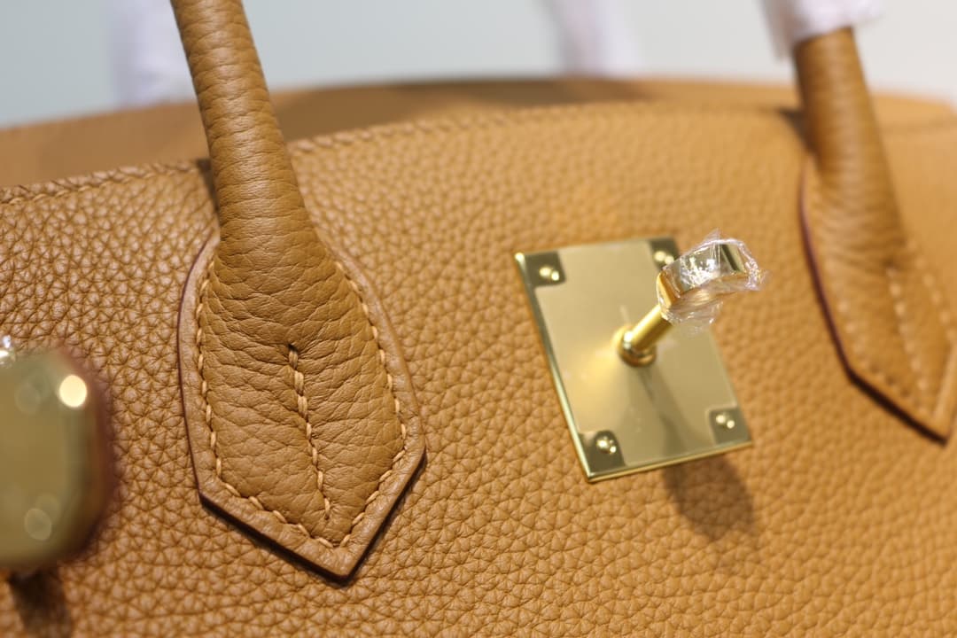 Hermes Birkin 25/30/35cm Bag Togo Leather In Sesame WAX High