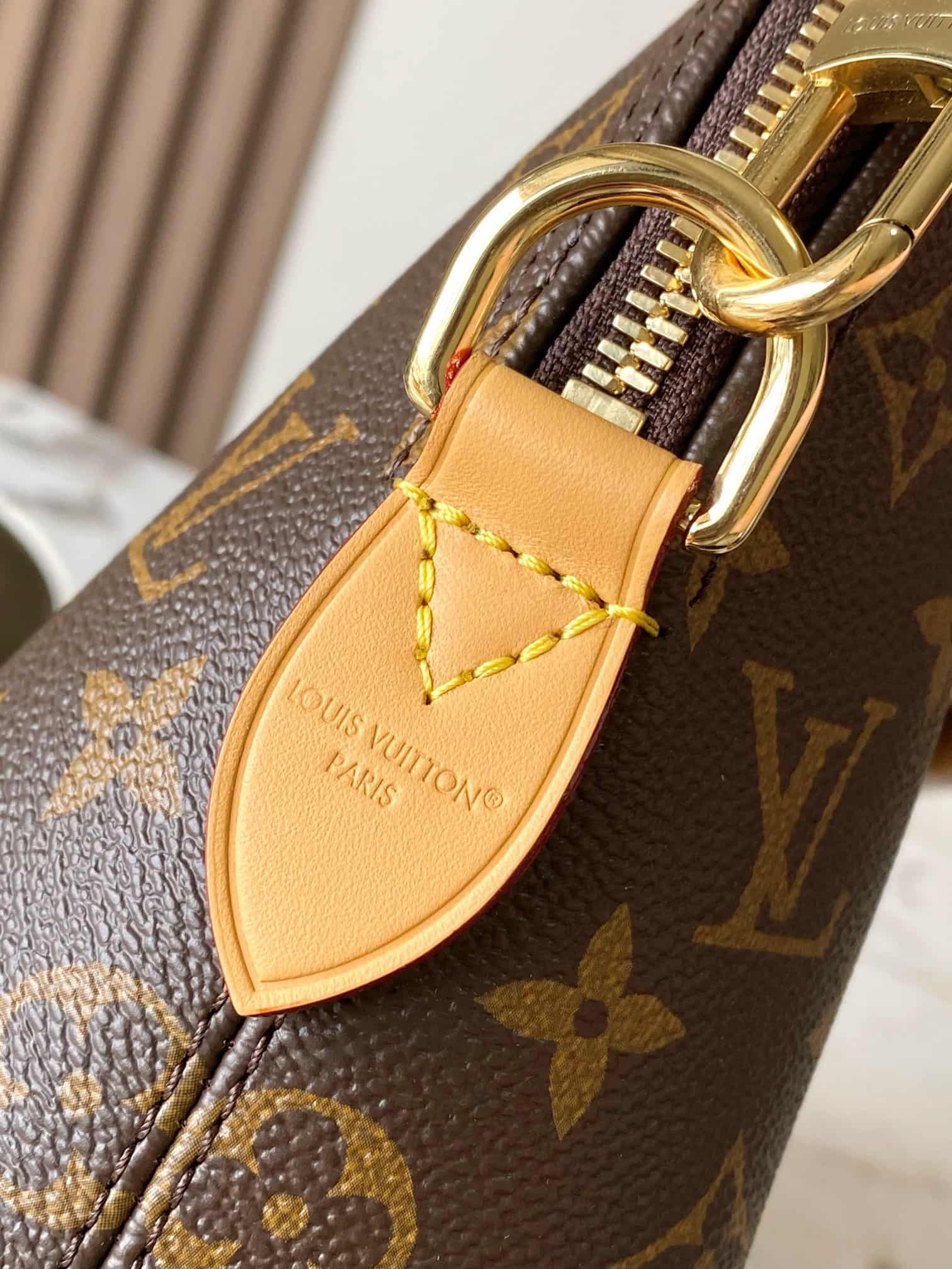 Louis Vuitton Alma MM Monogram Blue Coated canvas M27327 TOP