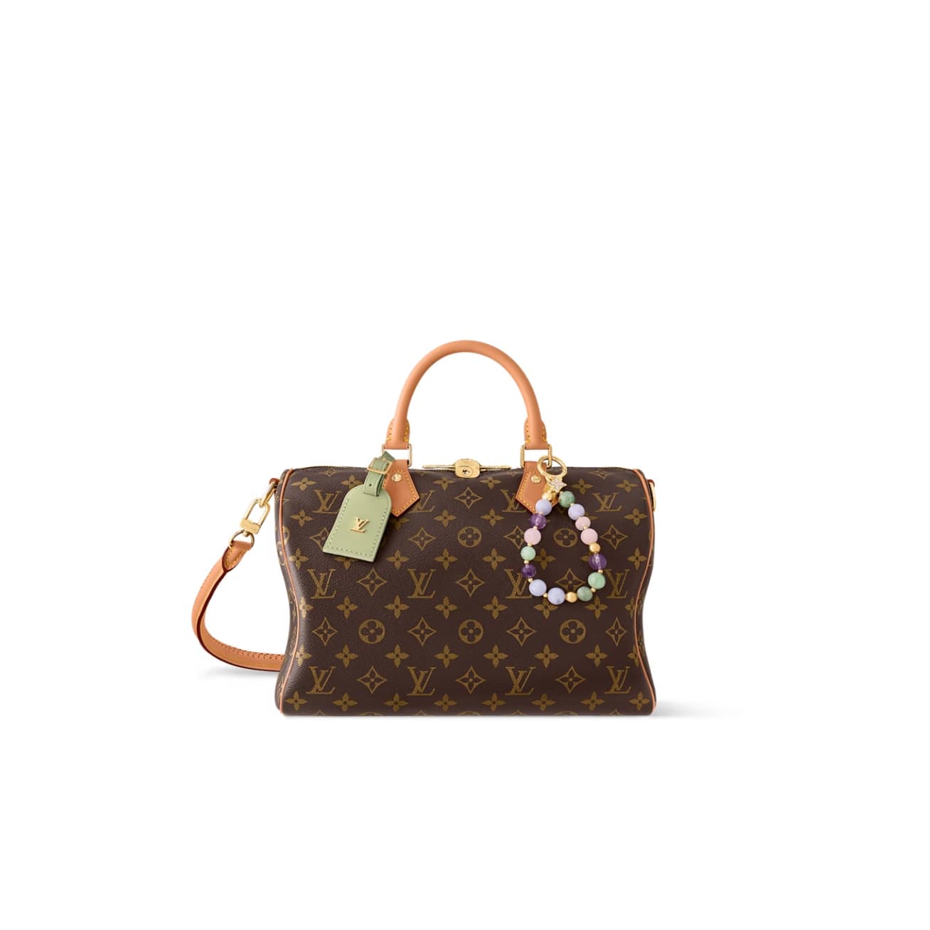 Louis Vuitton Speedy Soft 30 Lucky Coated canvas Monogram/Green M15107 TOP