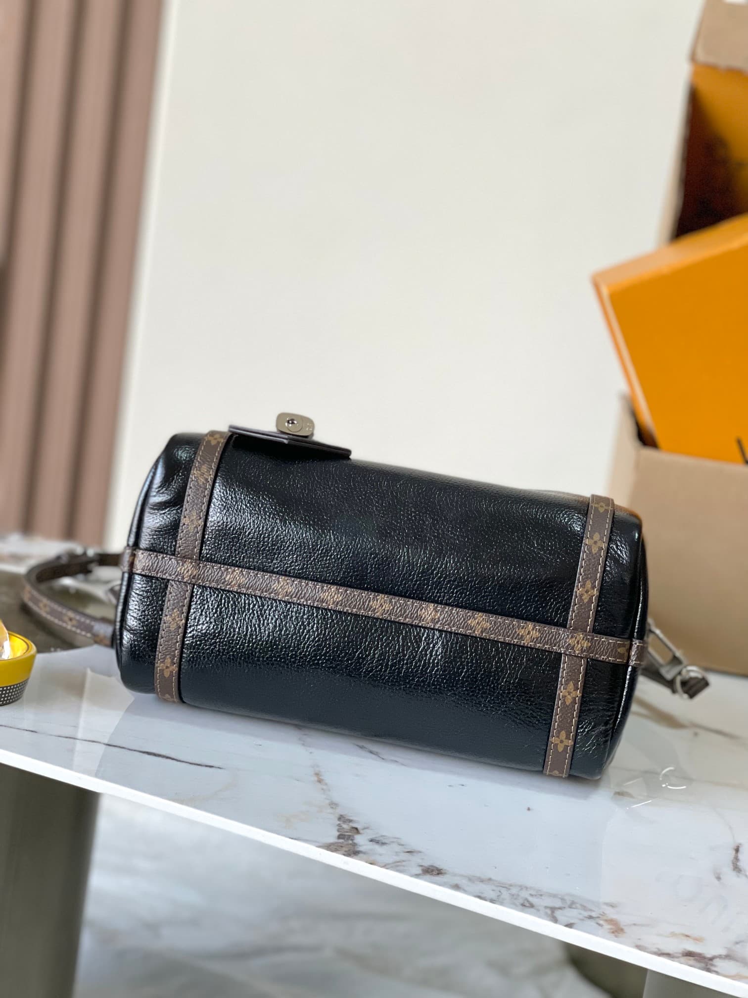 Louis Vuitton Express PM bag calfskin leather in black M27920 TOP