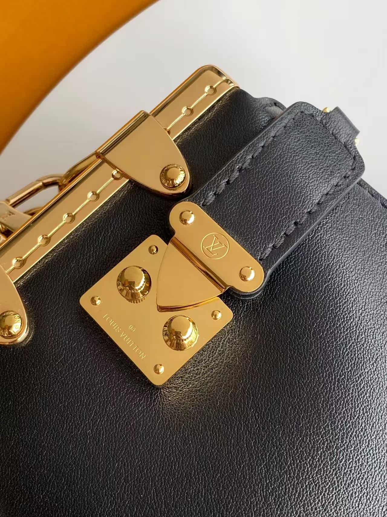 Louis Vuitton Slim Trunk Black Calf leather M28362 High