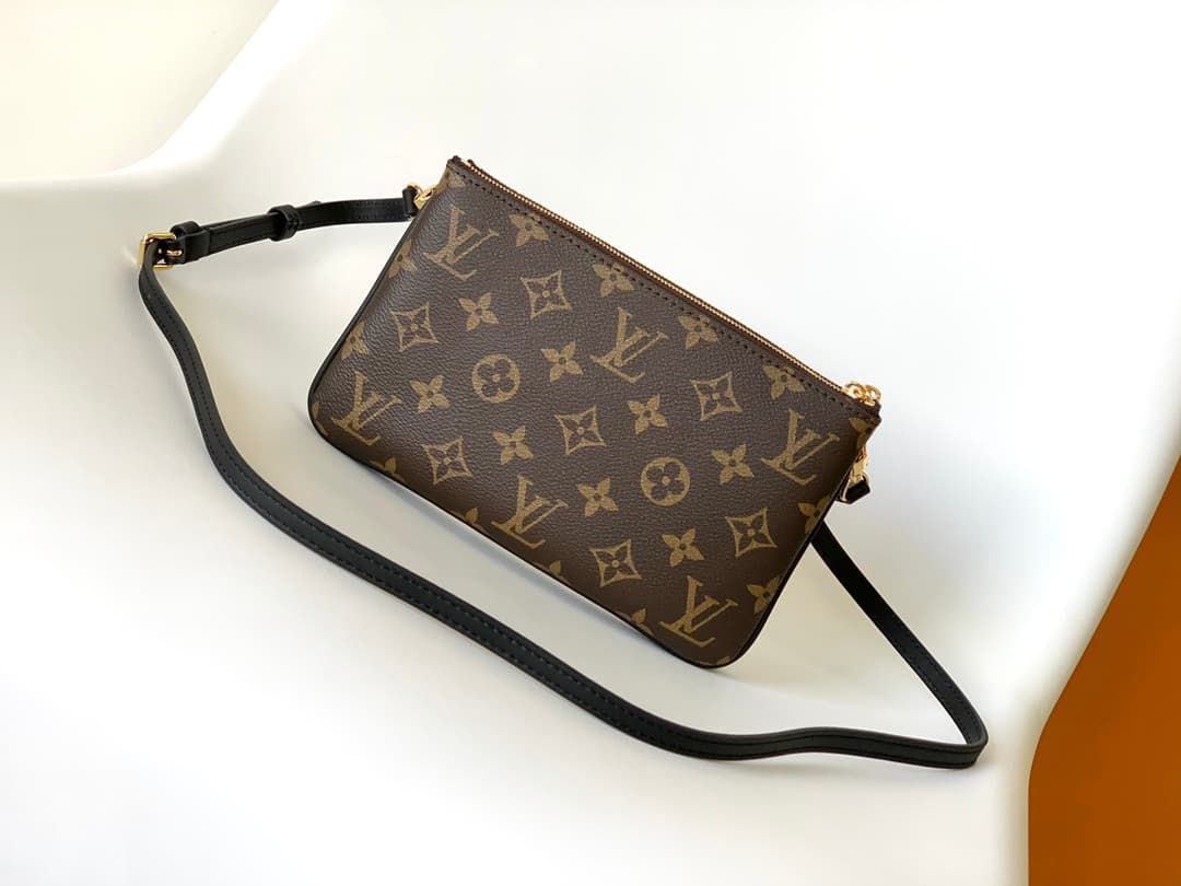 Louis Vuitton Double Zip Pochette Monogram Giant Reverse canvas M69203 High