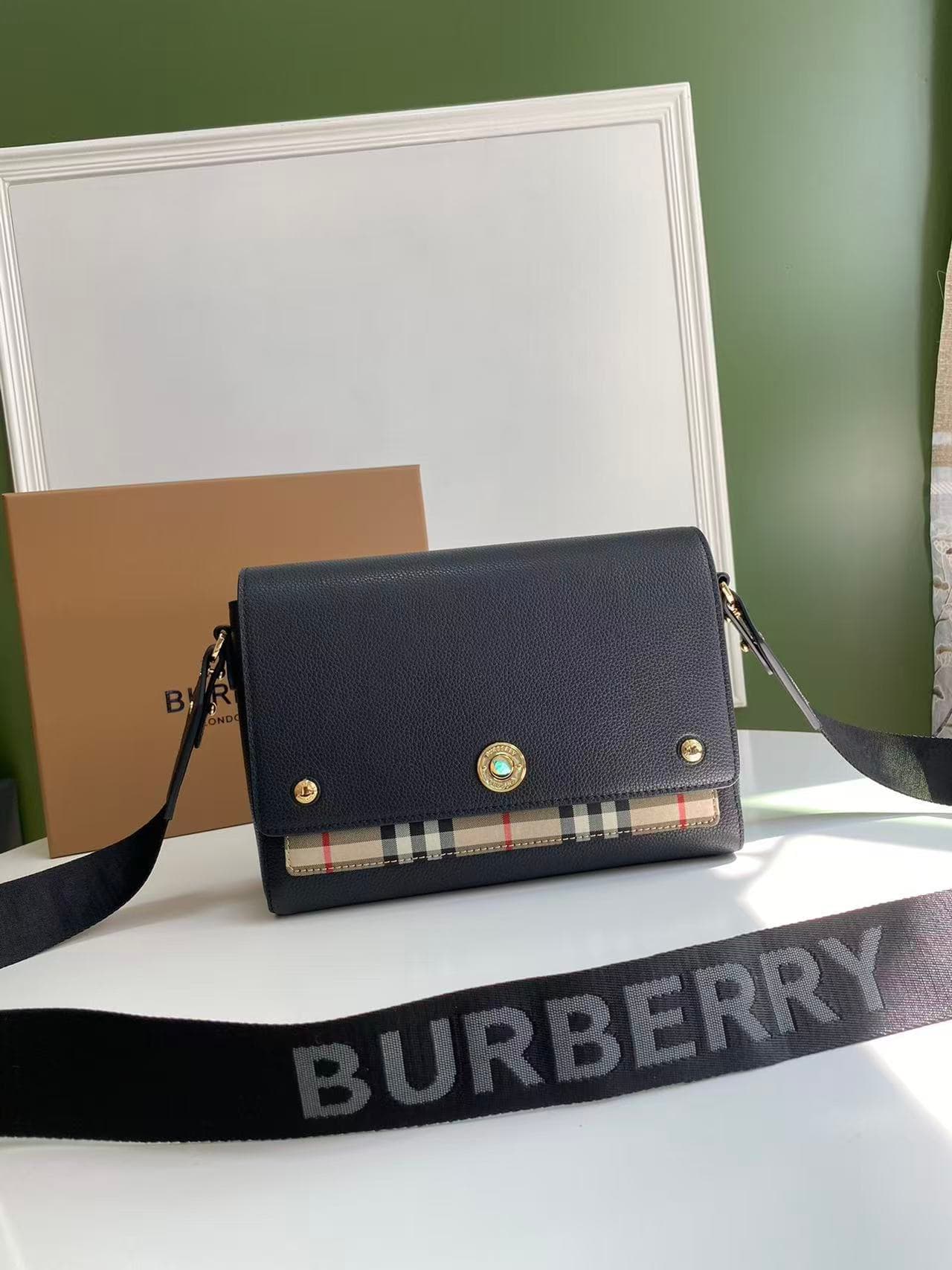Burberry Note Bag Black High