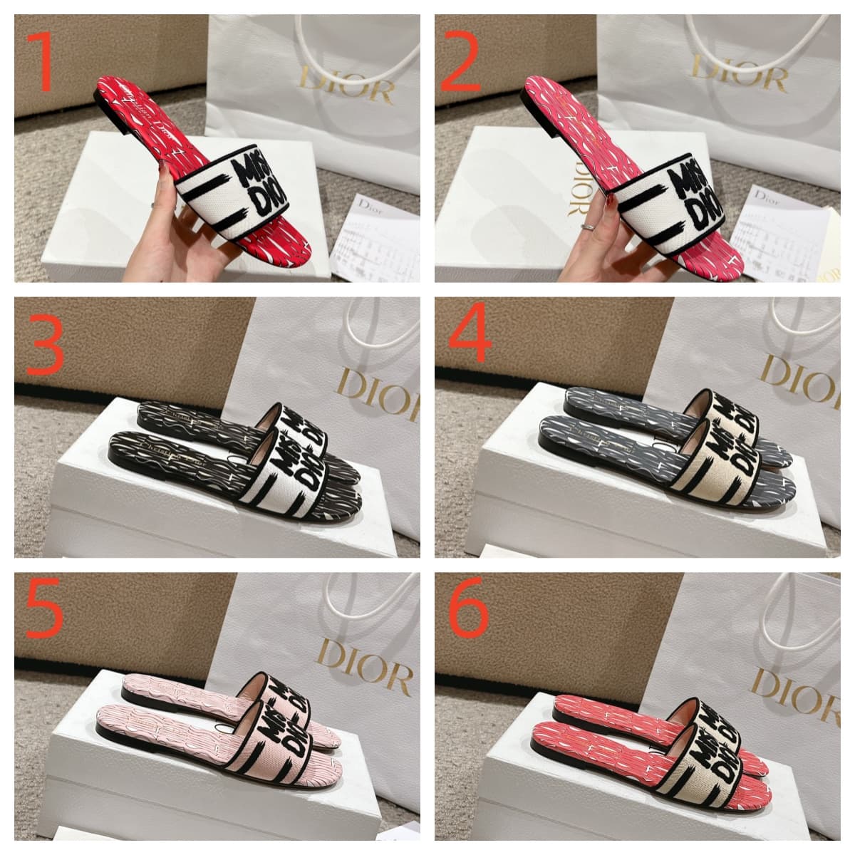 Dior Dway Slide shoes Low Women