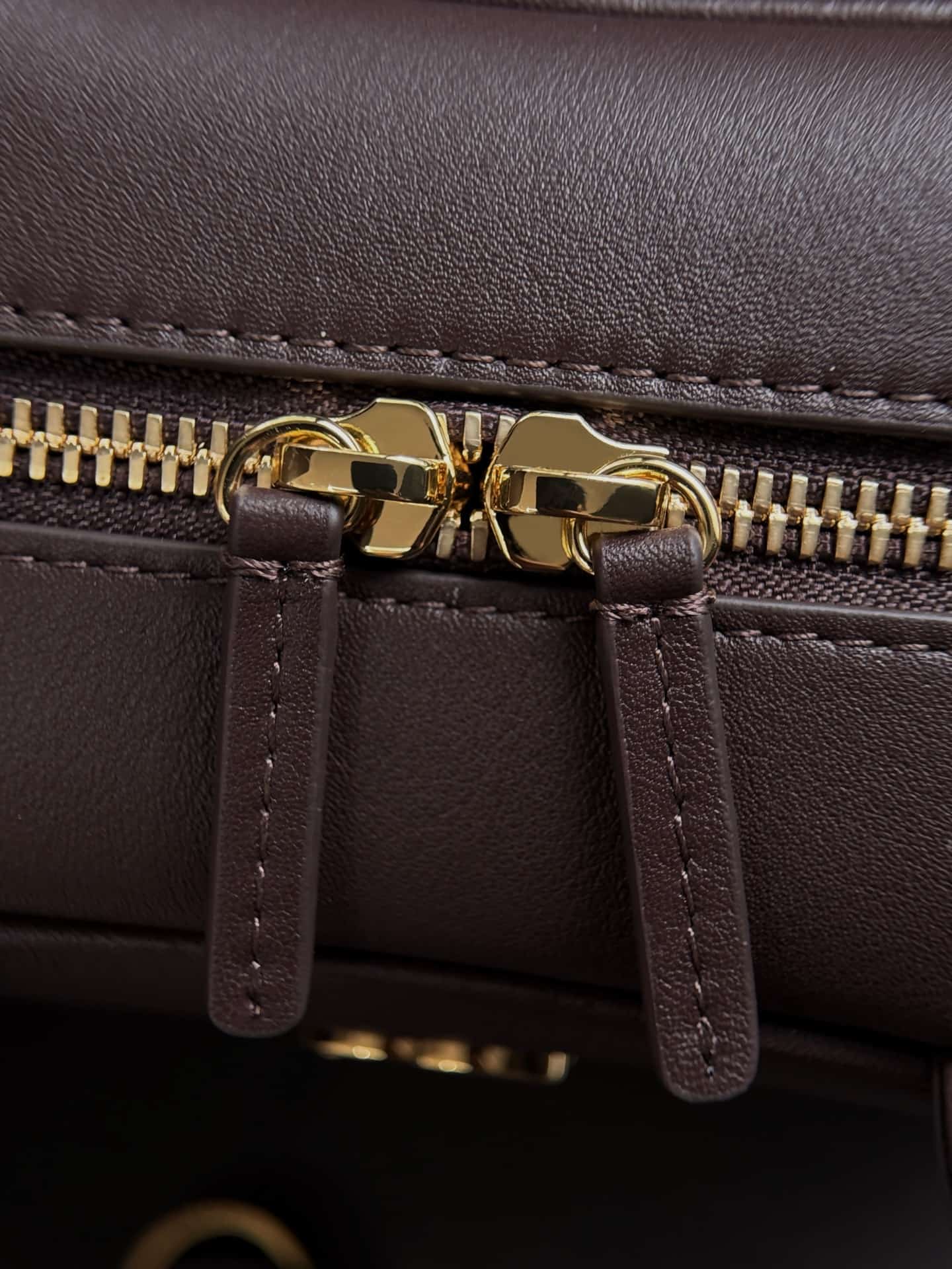 Chanel Large Bowling Bag Calfskin & Gold-Tone Metal Dark Brown AS6580 High