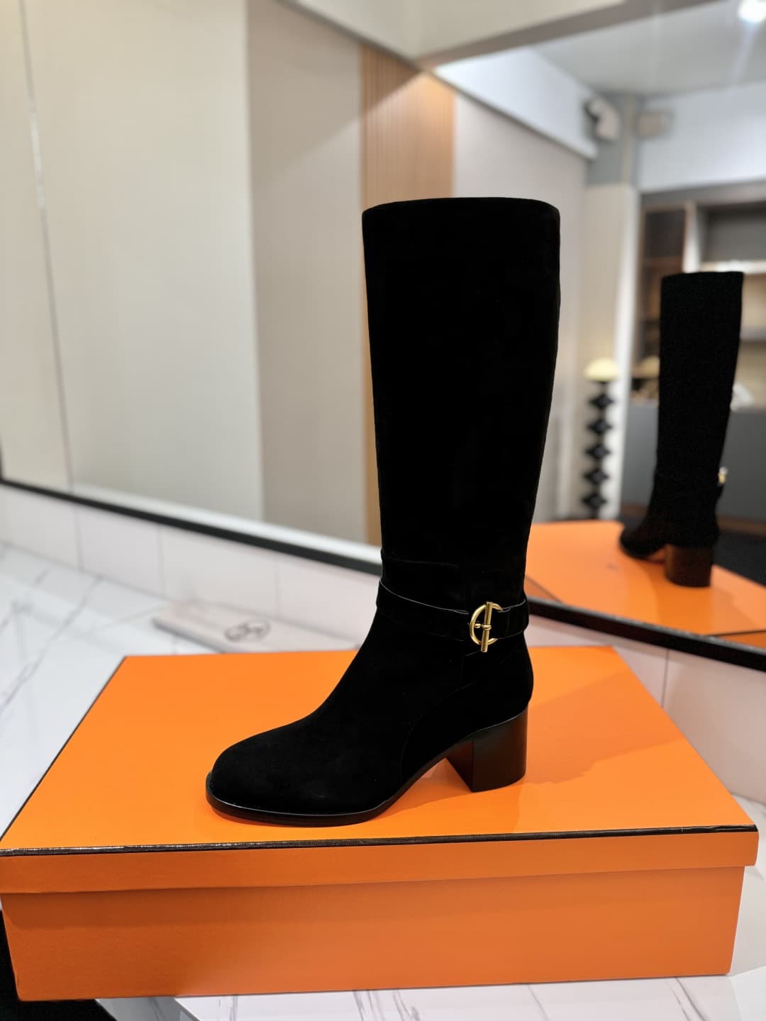 Hermes Justine 50 boots Shoes Women