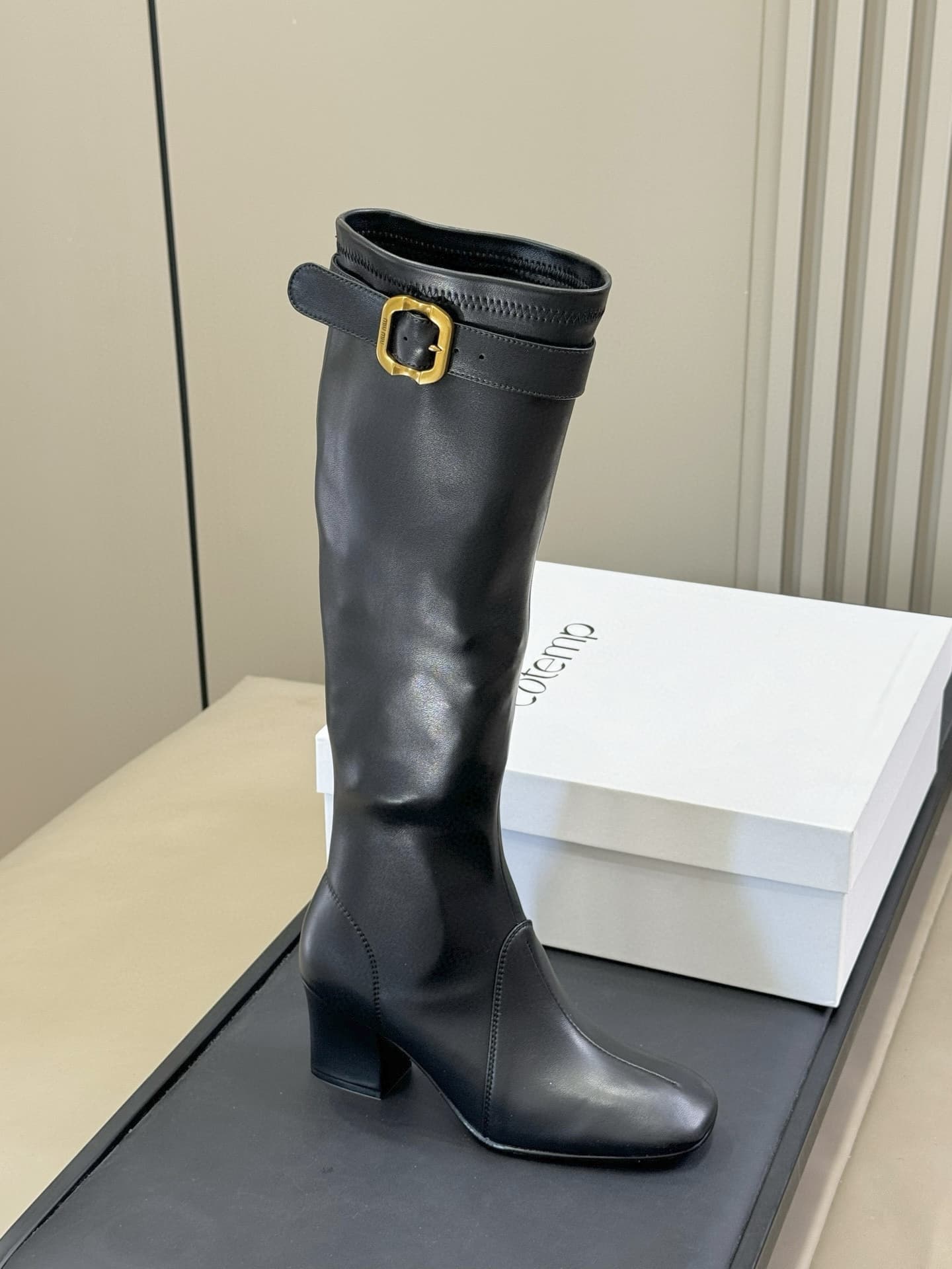 Miu Miu Nappa Leather Boots Shoes Women