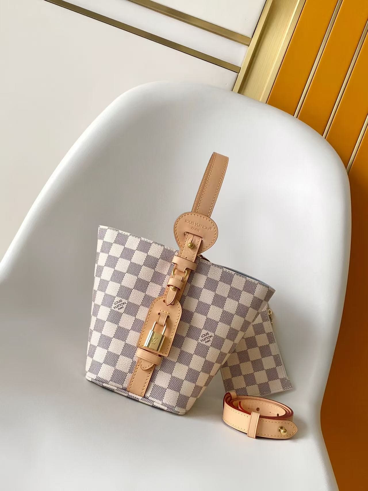 Louis Vuitton All In BB Damier Azur coated canvas N40855 High