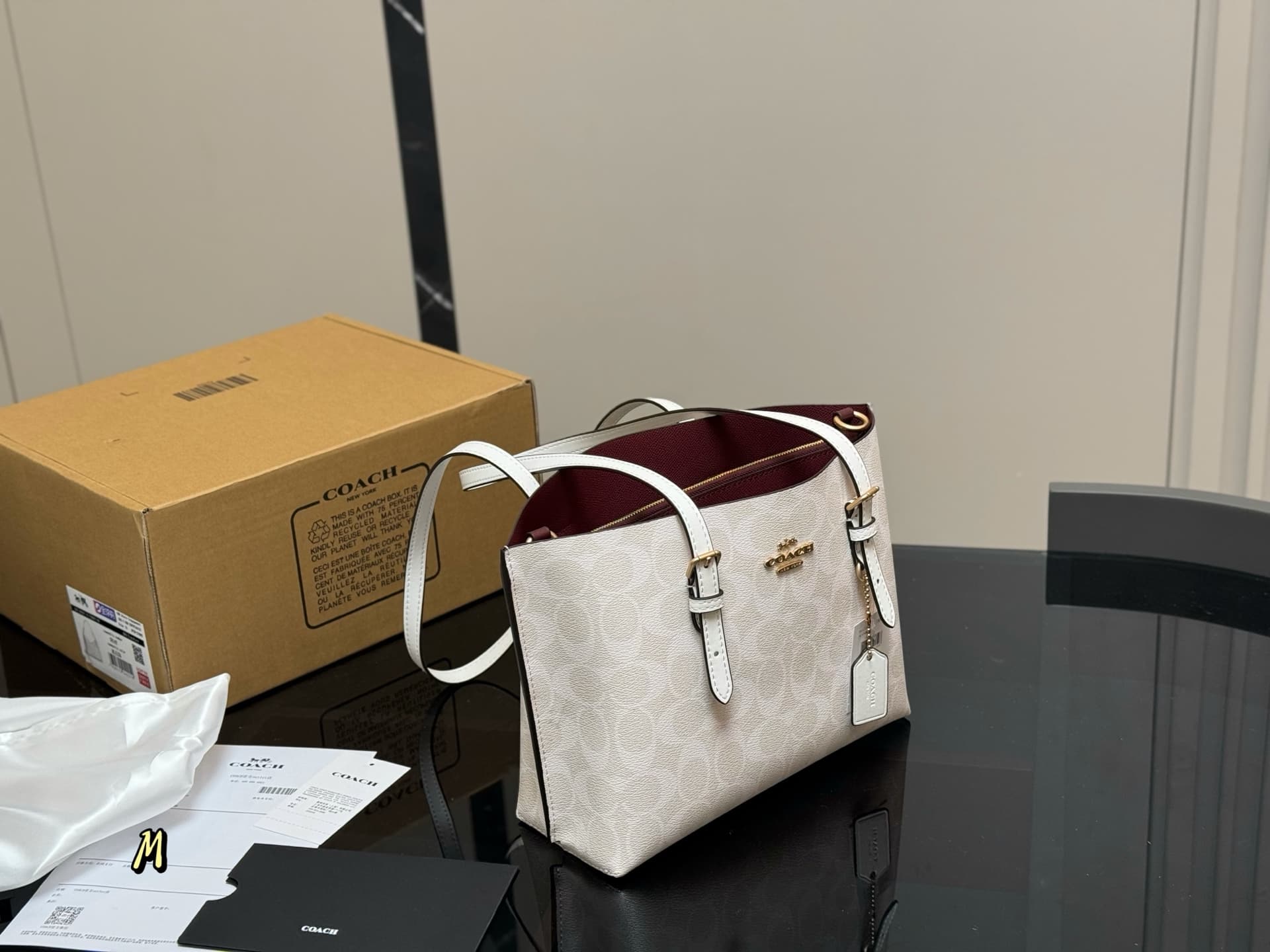 Coach Mollie Tote Bag In Signature Canvas
