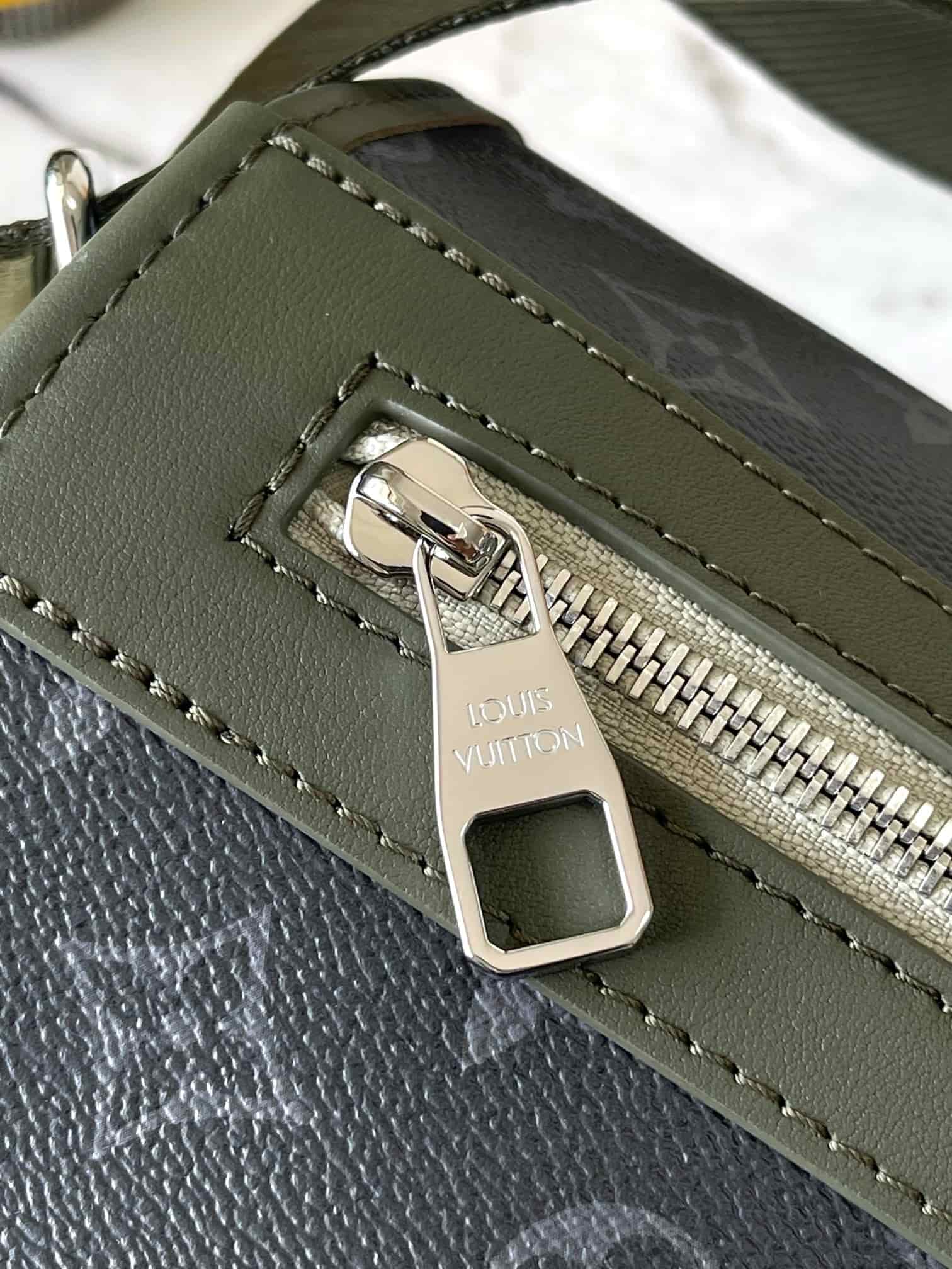 Louis Vuitton Courrier Messenger Khaki Green Monogram Eclipse coated canvas M28629 TOP