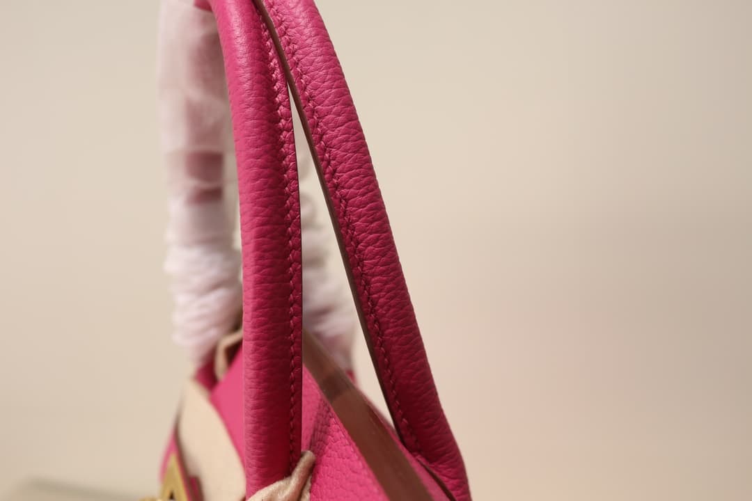 Hermes Birkin 25/30/35cm Bag Togo Leather In Fushsia WAX High