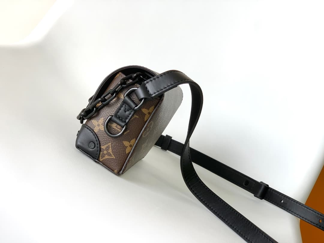 Louis Vuitton Steamer Wearable Wallet Monogram Macassar coated canvas M83613 High