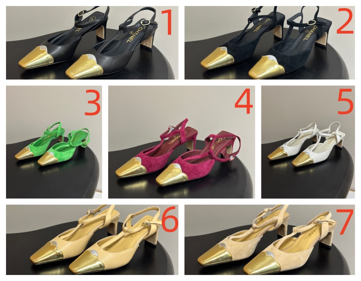 Chanel Slingback Shoes Women