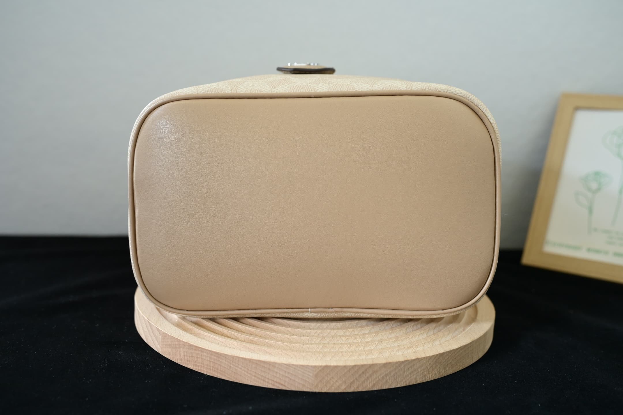 COACH Rowan Bucket Bag In Beige Signature Canvas High
