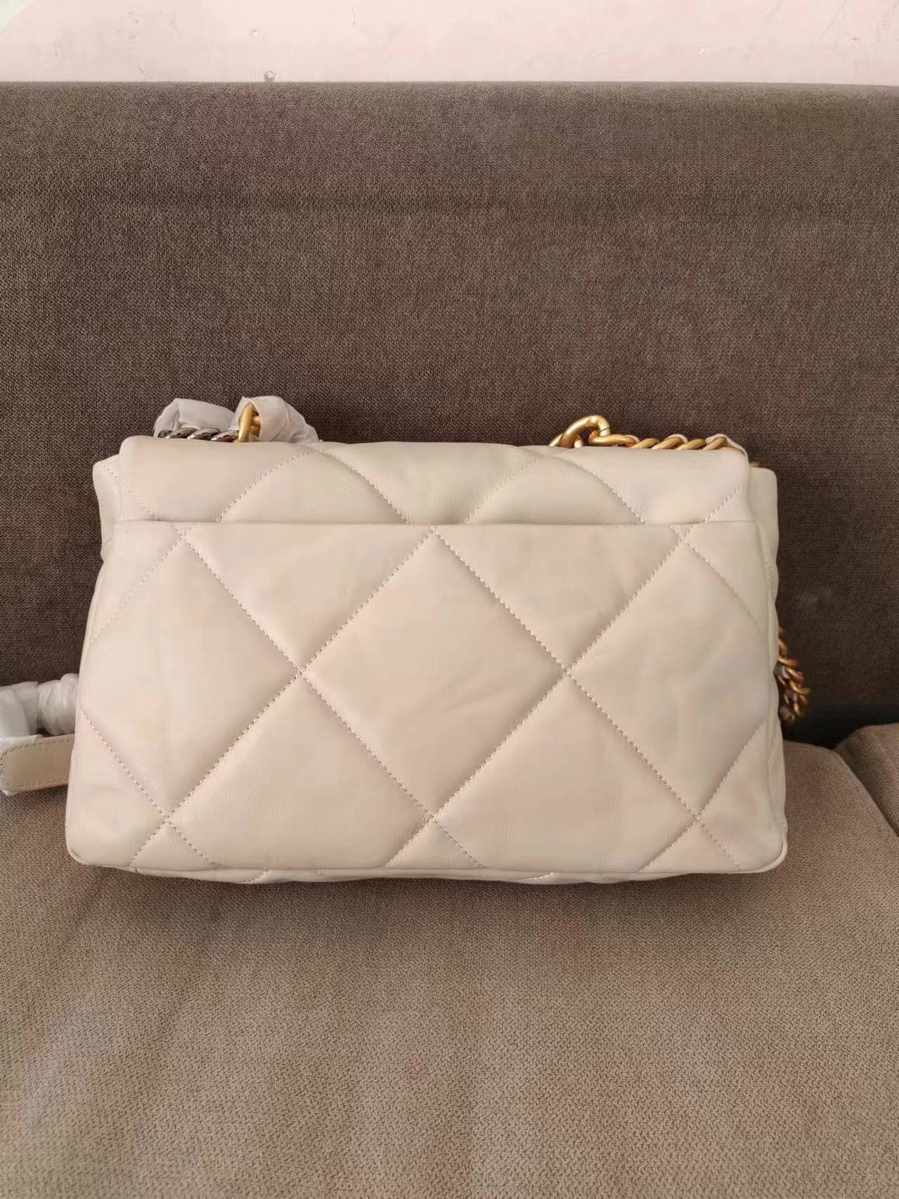 Large Chanel 19 Flap Bag Lambskin High