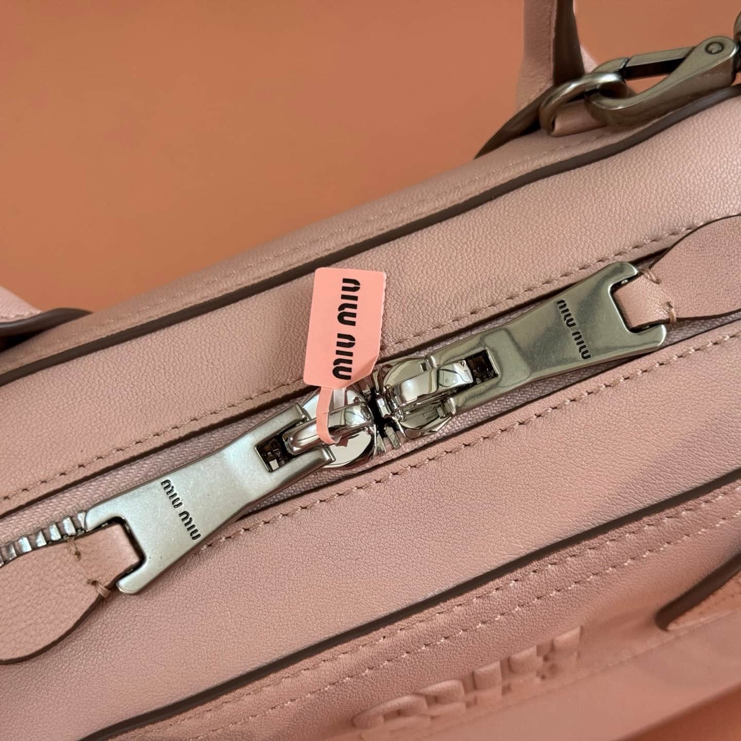Miu Miu Vivant nappa leather bag Power Pink 5BB200  TOP