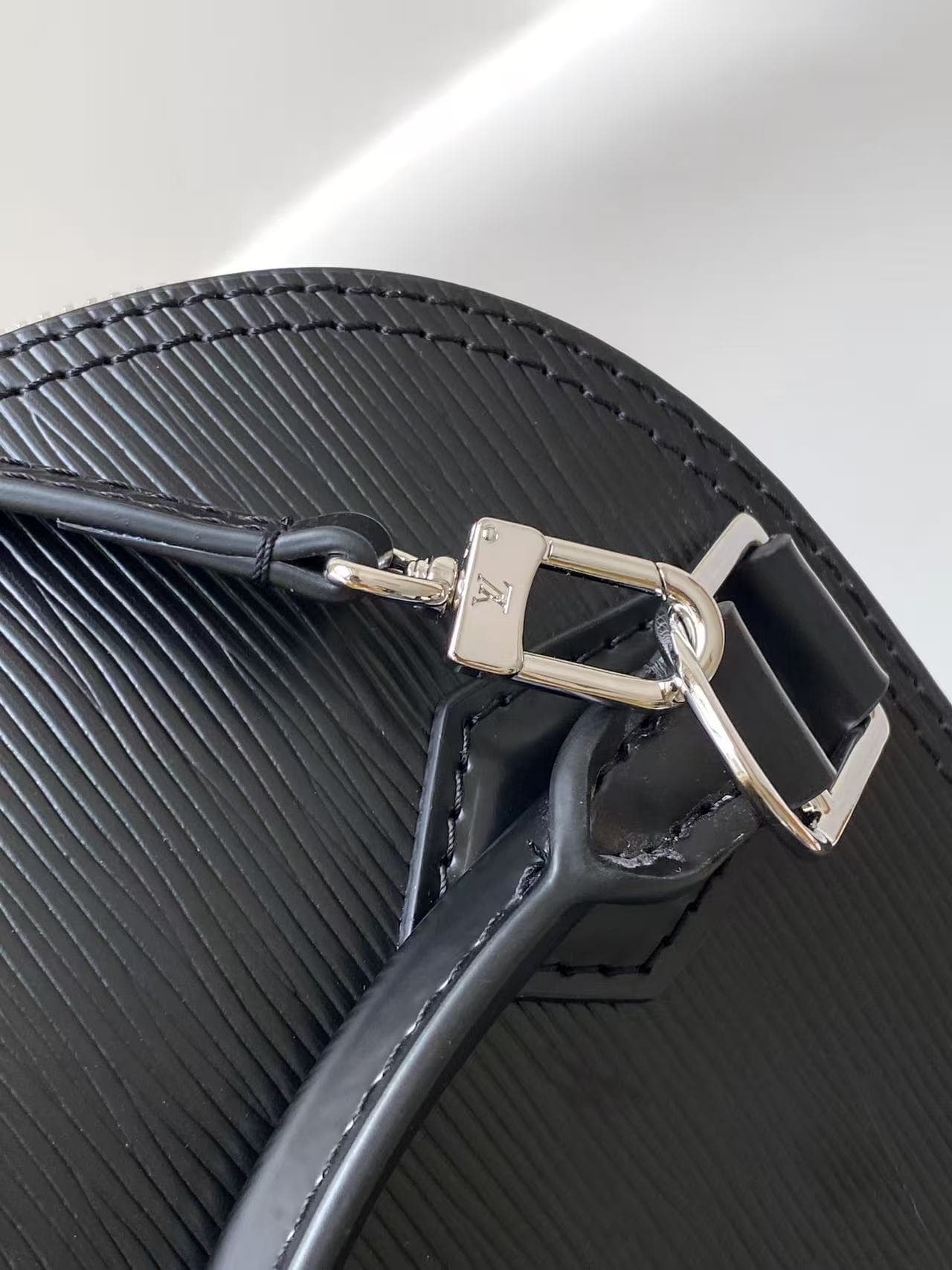 Louis Vuitton Alma BB Black Epi grained cowhide leather M24645 High