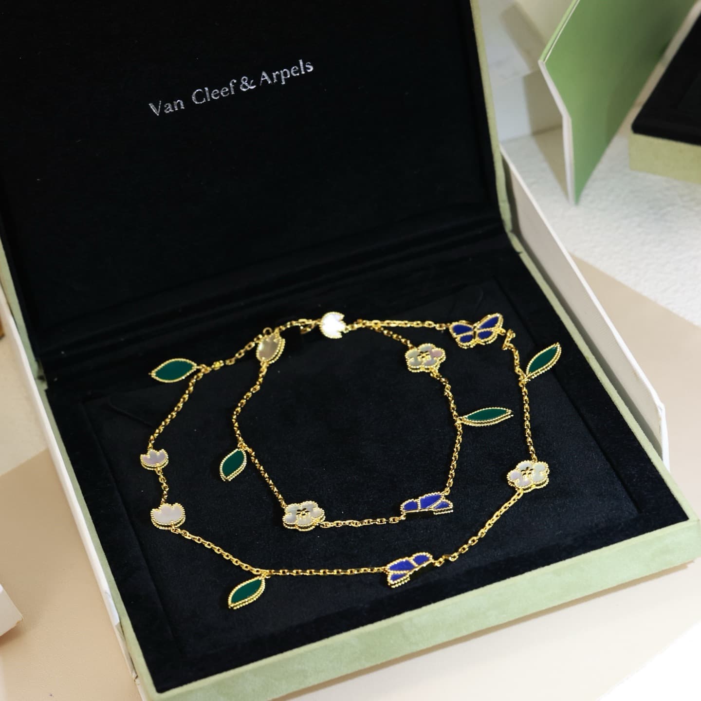 Van Cleef & Arpels Lucky Spring Butterfly Long Necklace High