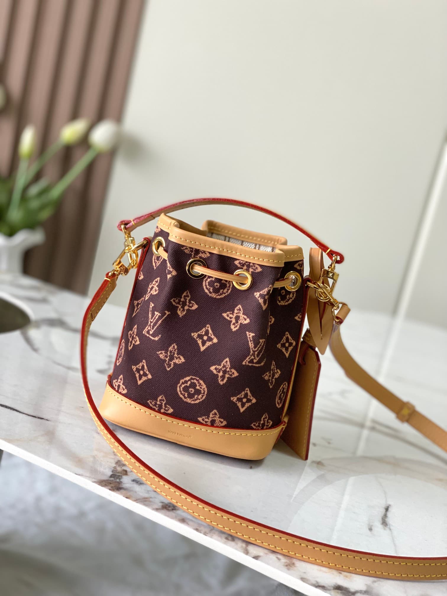 Louis Vuitton Nano Noé Monogram Origine Ebene M27699 High