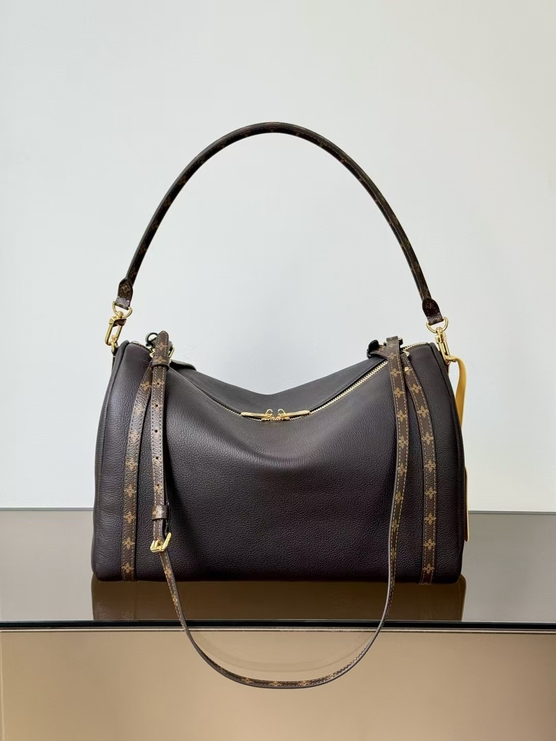 Louis Vuitton Express MM Mahogany Suede calfskin leather M2A081 TOP