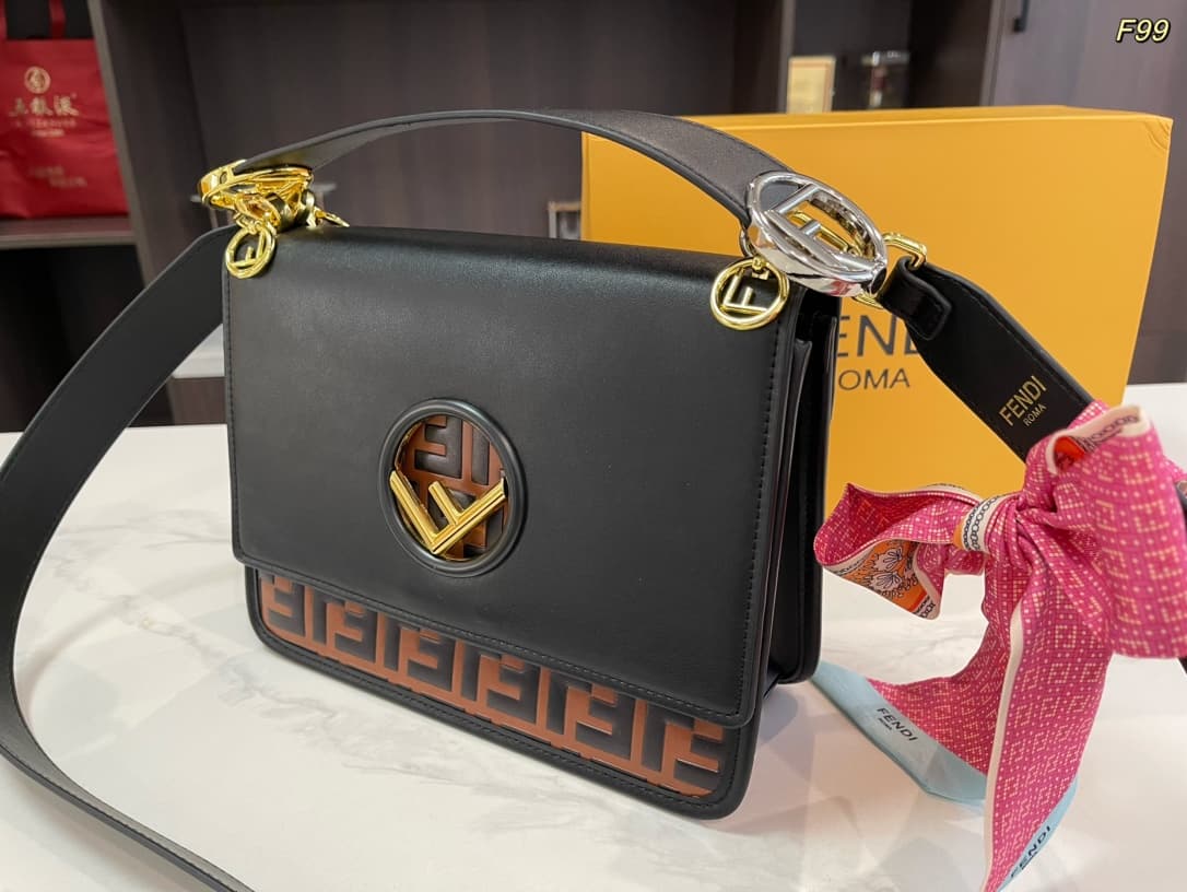 Fendi Kan I F Shoulder Bag